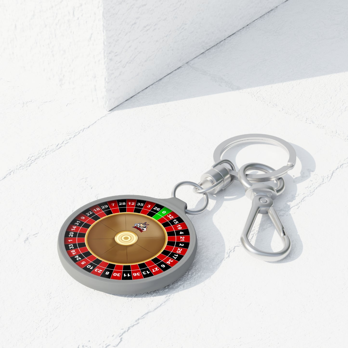 Roulette Wheel (Single Zero) - Keyring Tag