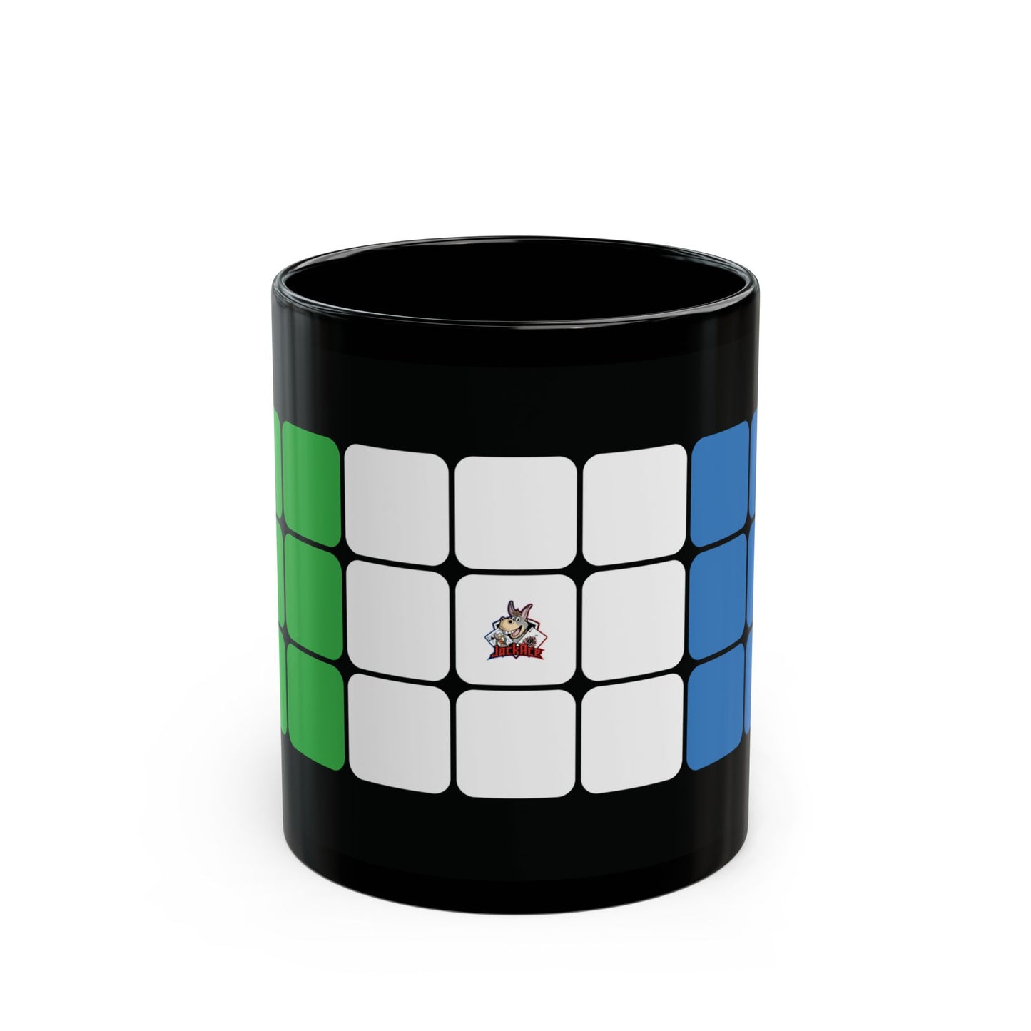 Rubik's Cube Black Mug (11oz, 15oz)