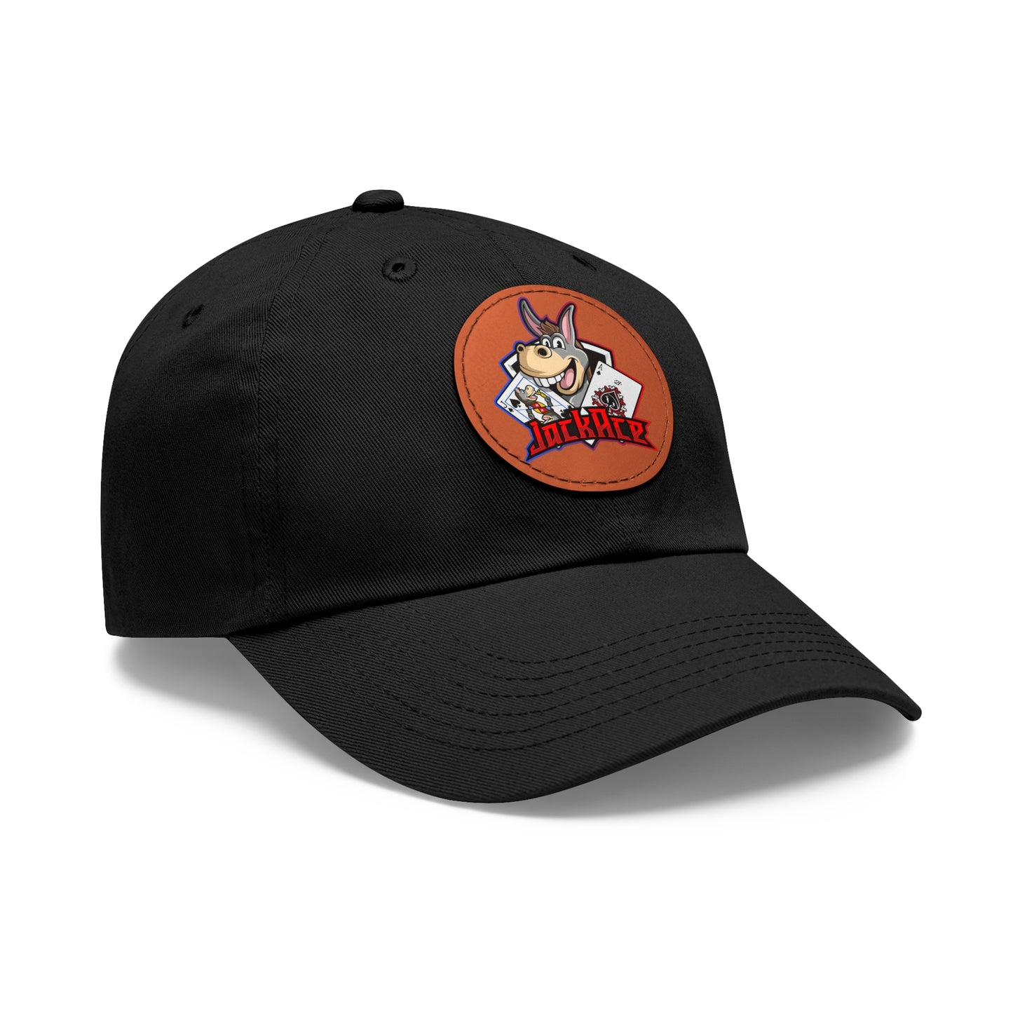 JackAce - Hat with Leather Patch (Round)