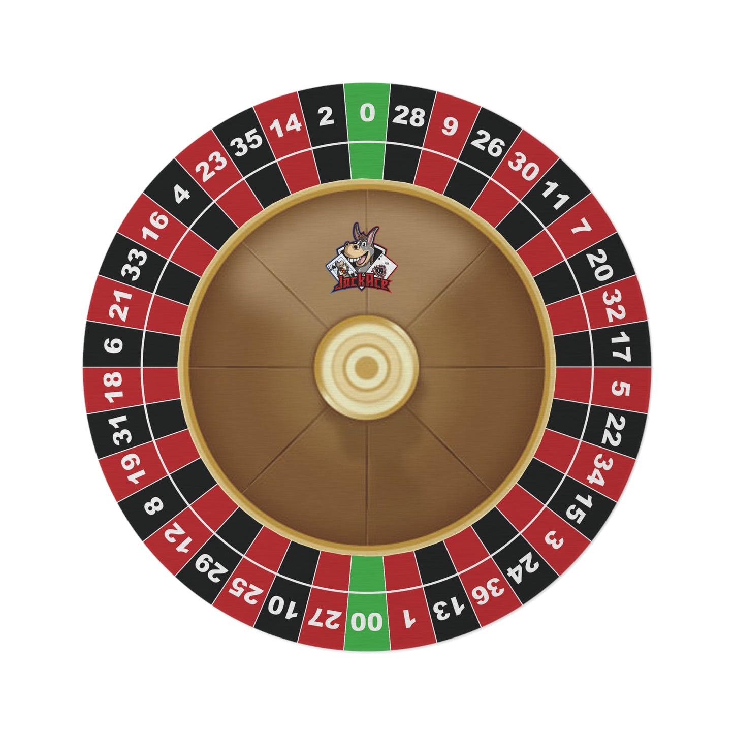 Roulette Rug Roulette Wheel (Double Zero) - Round Rug – The JackAce Store