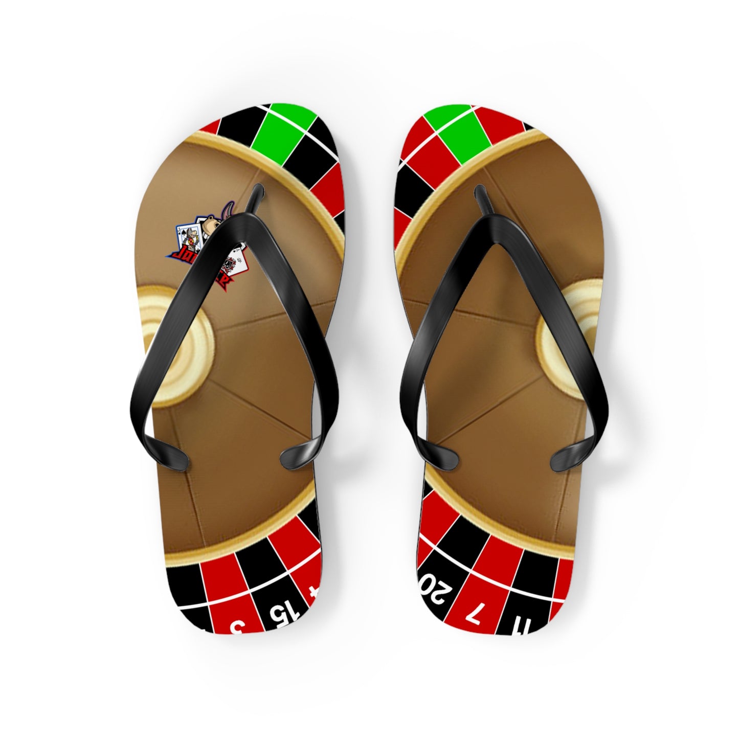 Roulette Wheel (Double Zero) - Flip Flops