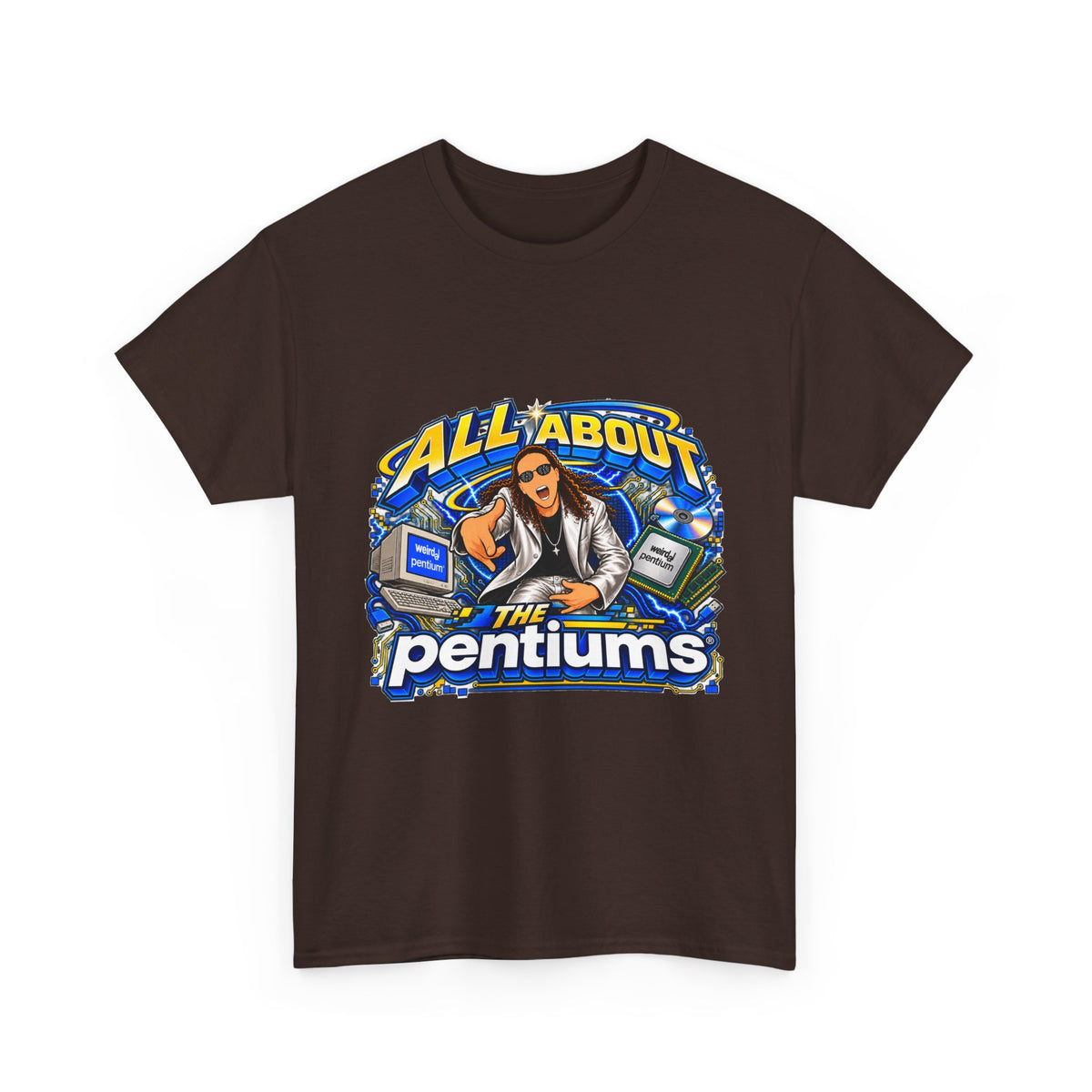 Weird Al Yankovic - All About the Pentiums | Unisex Heavy Cotton Tee