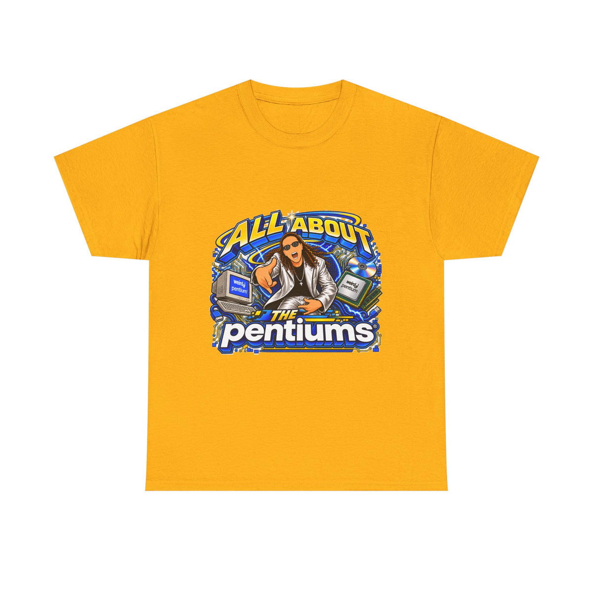 Weird Al Yankovic - All About the Pentiums | Unisex Heavy Cotton Tee