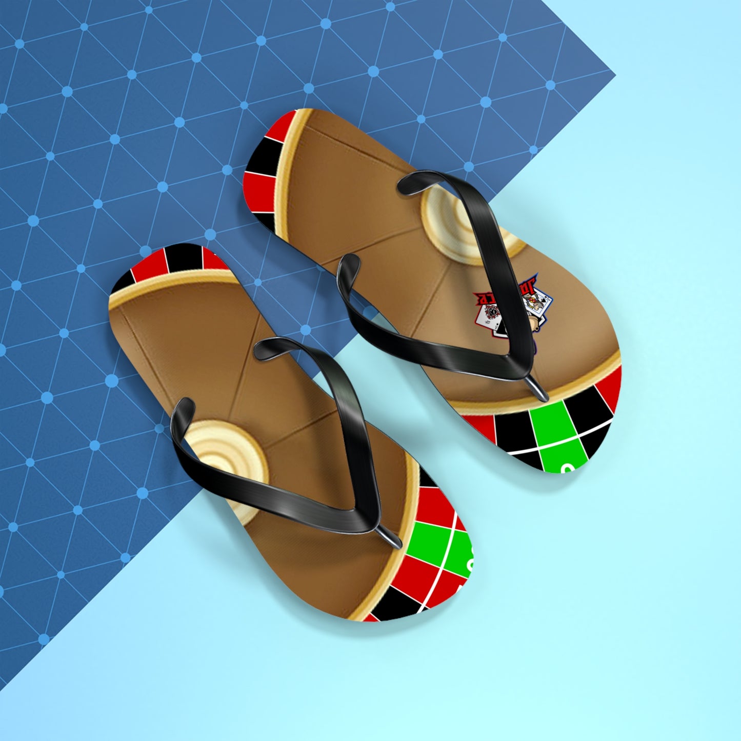 Roulette Wheel (Double Zero) - Flip Flops