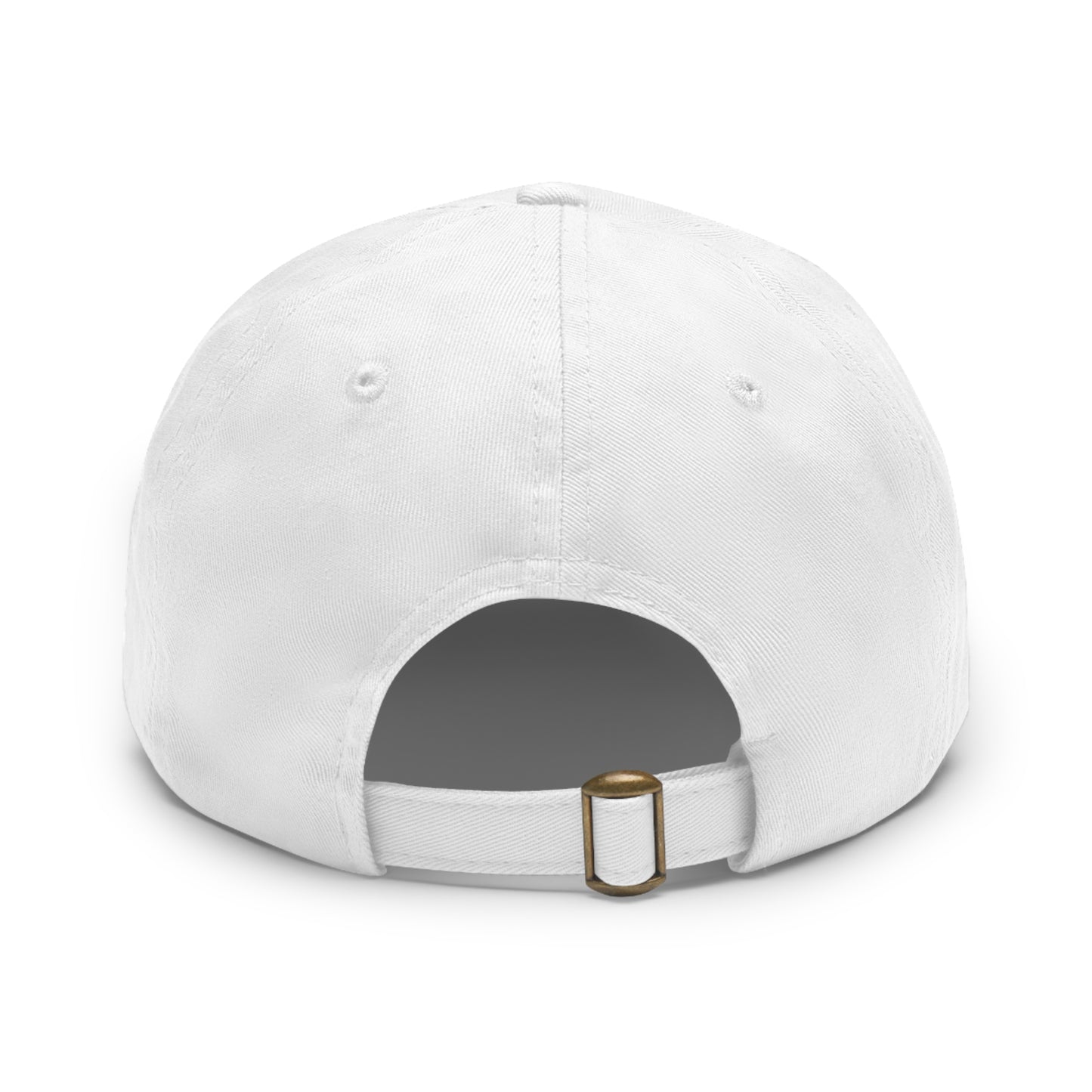 Roulette Wheel (Single Zero) - Dad Hat with Leather Patch (Round)