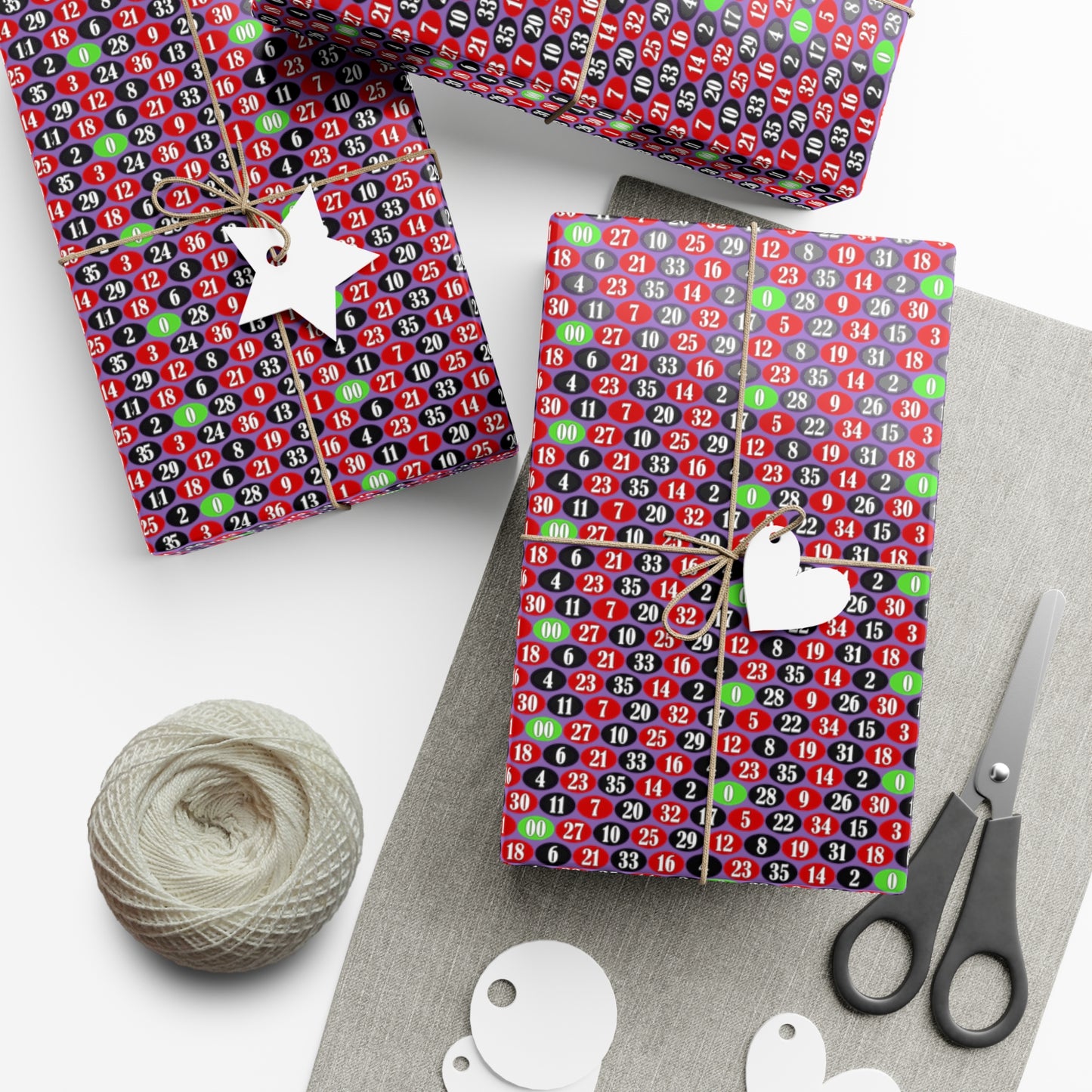 Roulette Spots - Gift Wrap Papers