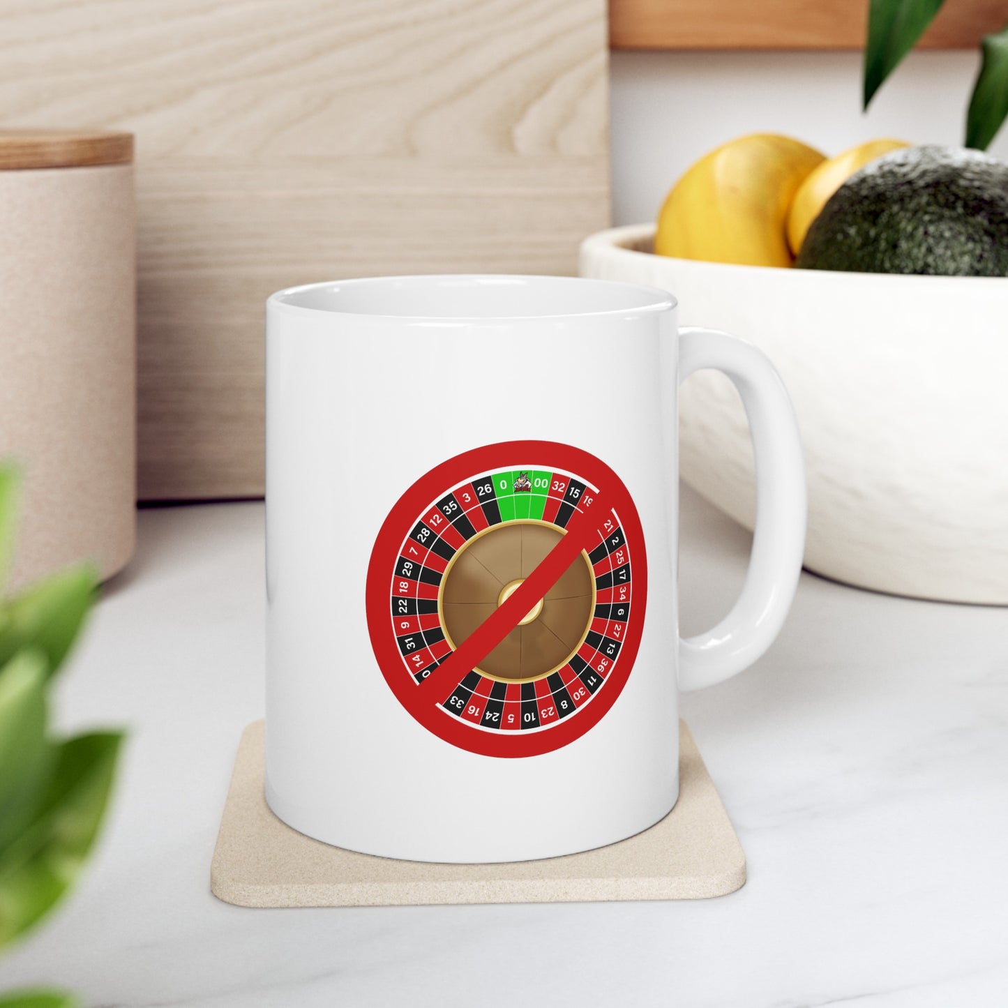 Never Play Triple Zero Roulette - Ceramic Mug (11oz, 15oz)