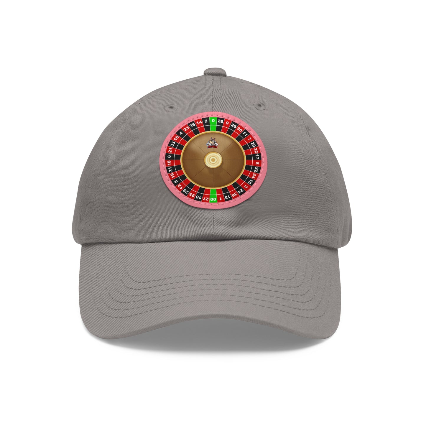 Roulette Wheel (Double Zero) - Dad Hat with Leather Patch (Round)