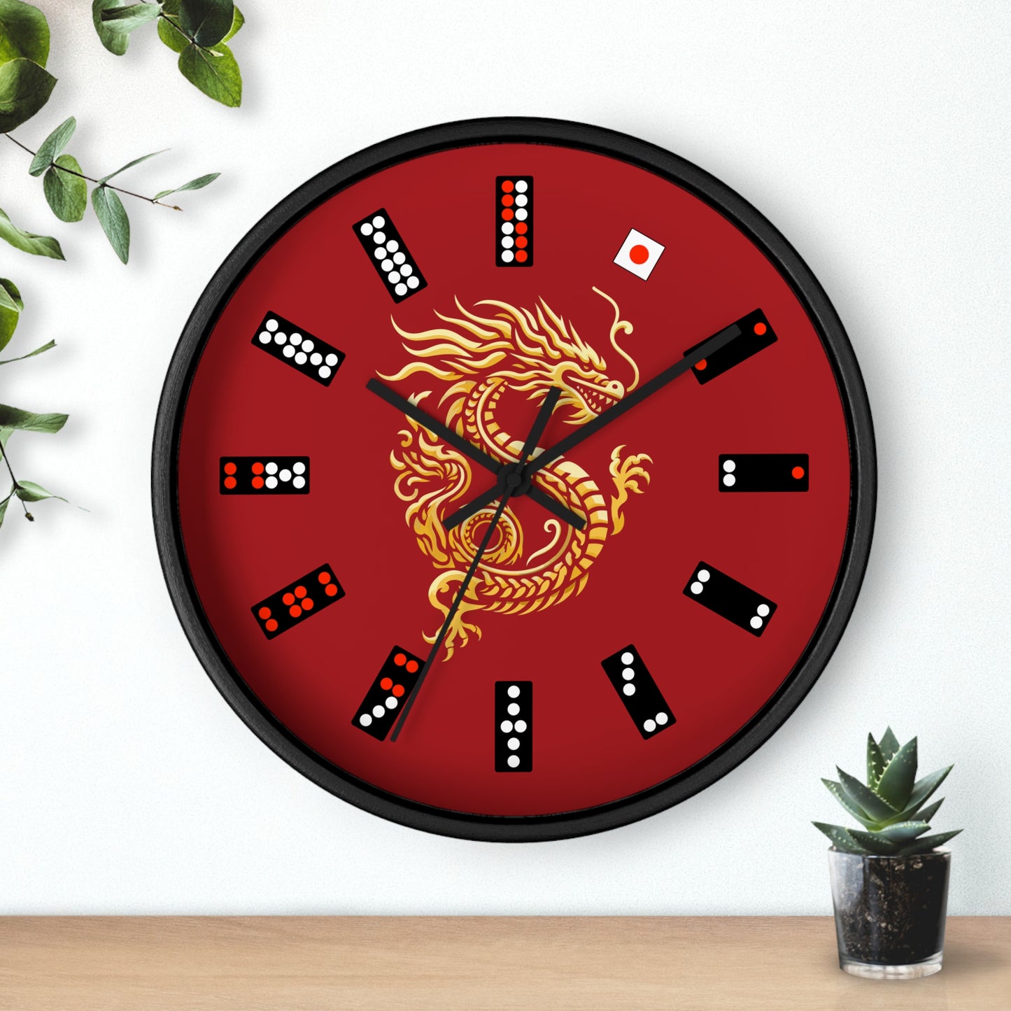 Pai-Gow Tiles - Wall Clock