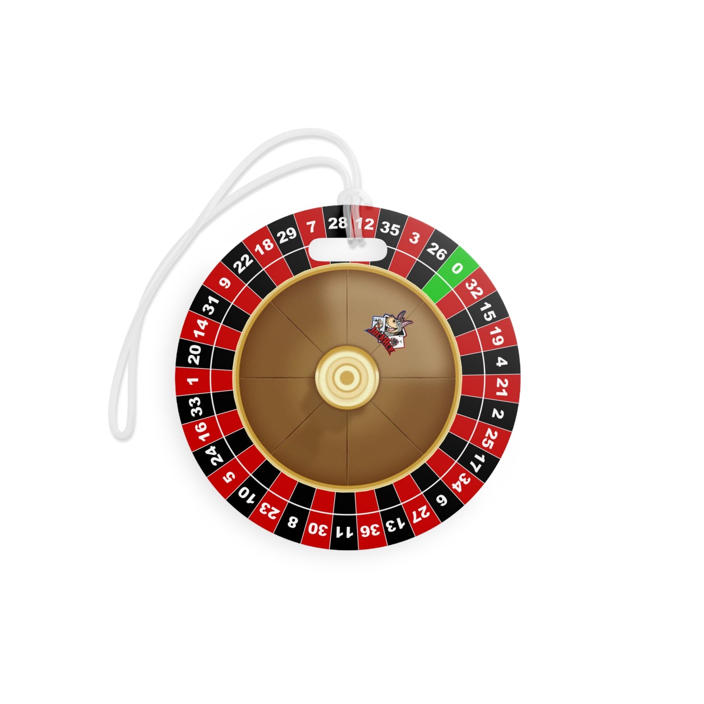 Roulette Wheel (Single Zero) - Luggage Tags