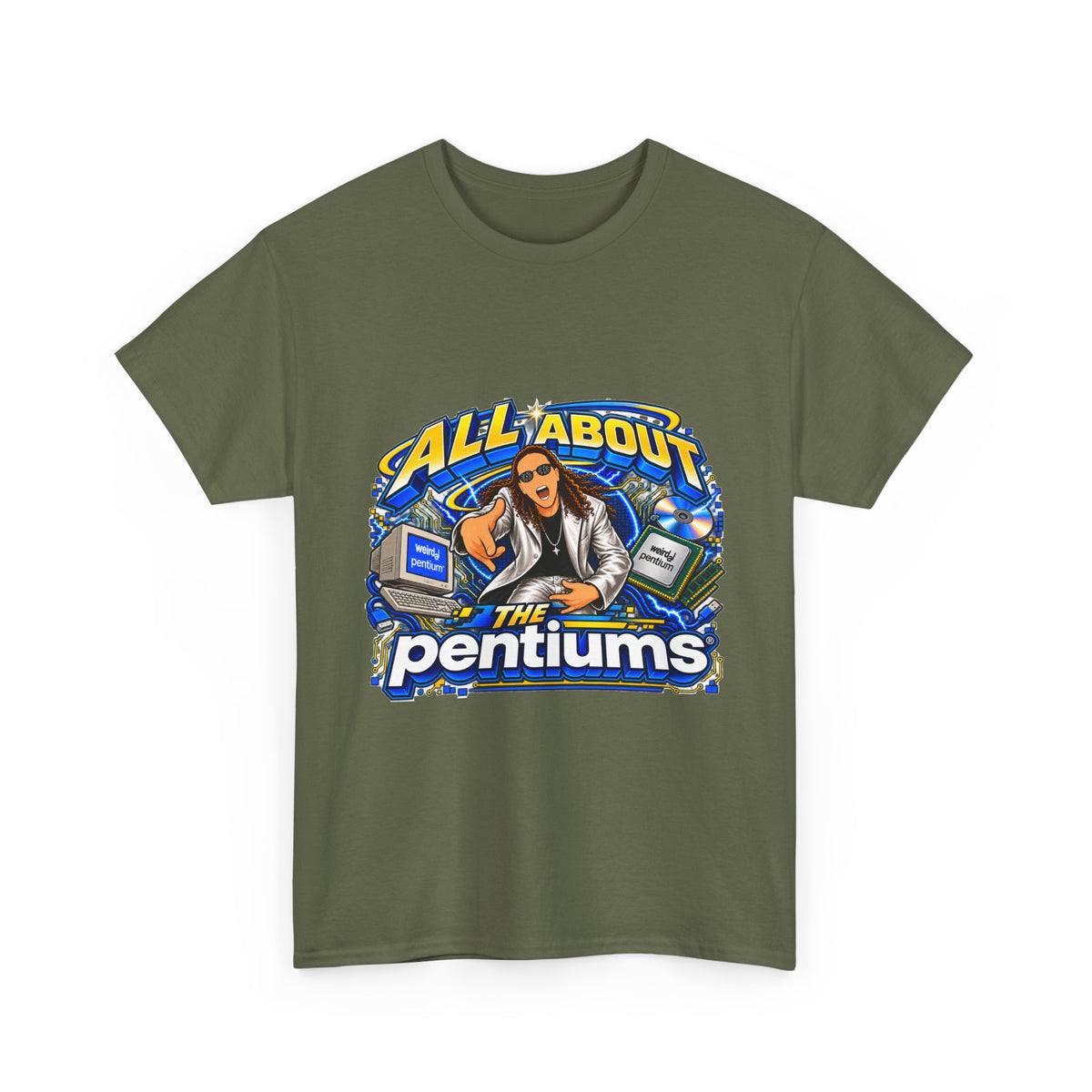 Weird Al Yankovic - All About the Pentiums | Unisex Heavy Cotton Tee