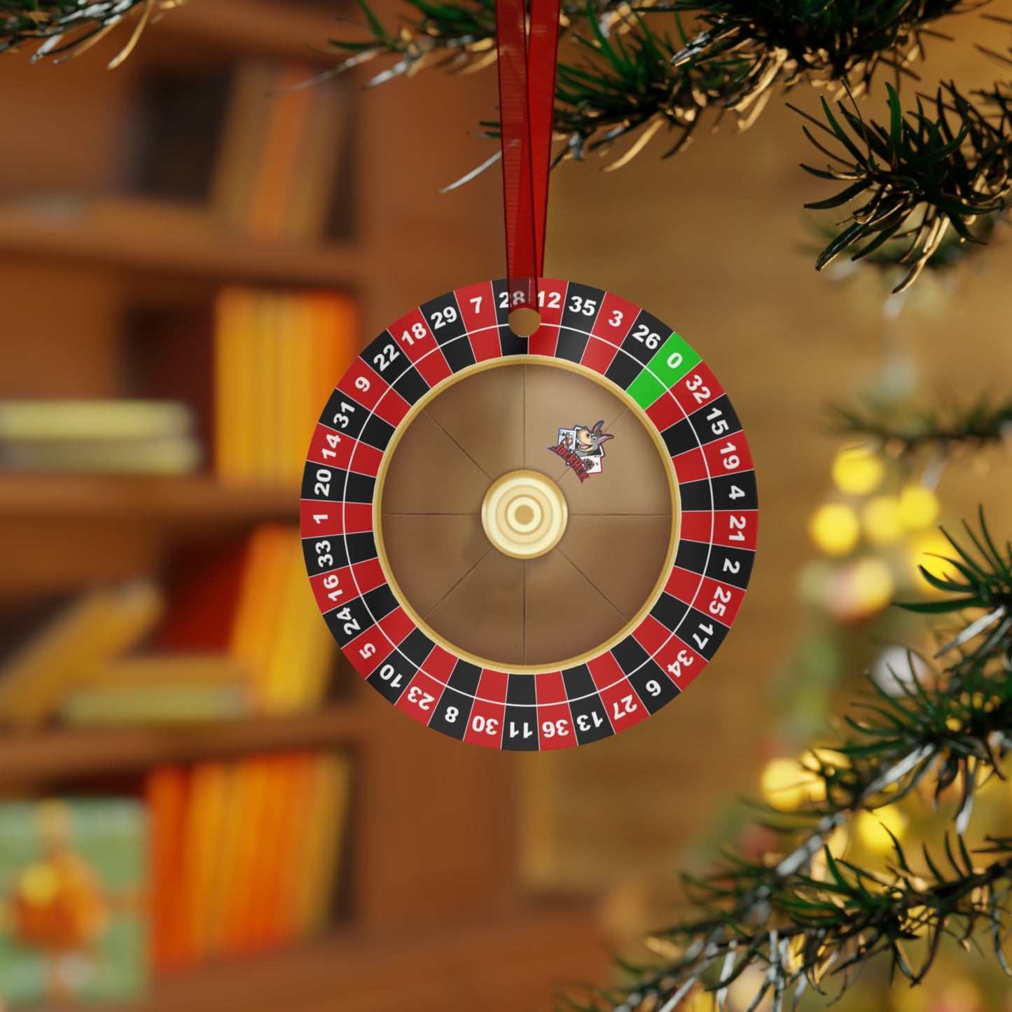 Roulette Wheel (Single Zero) - Metal Ornaments