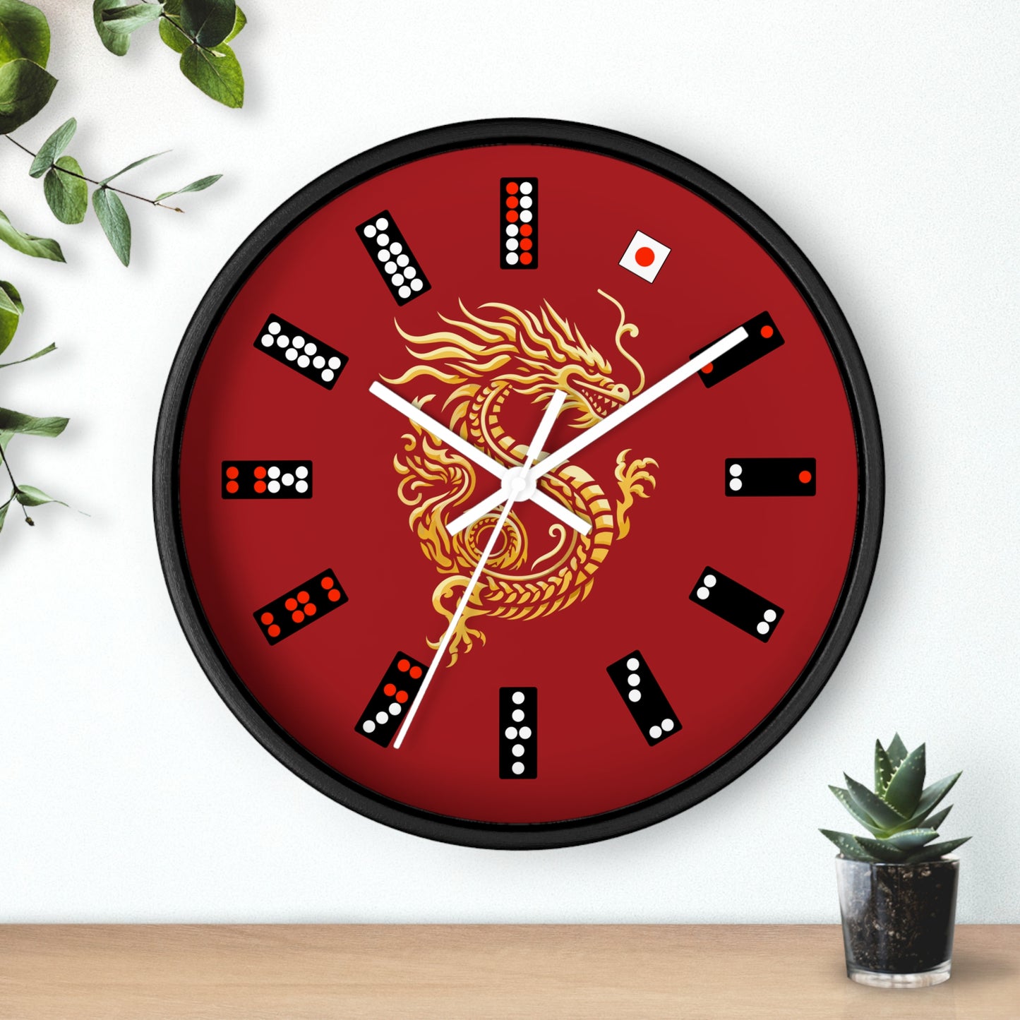 Pai-Gow Tiles - Wall Clock