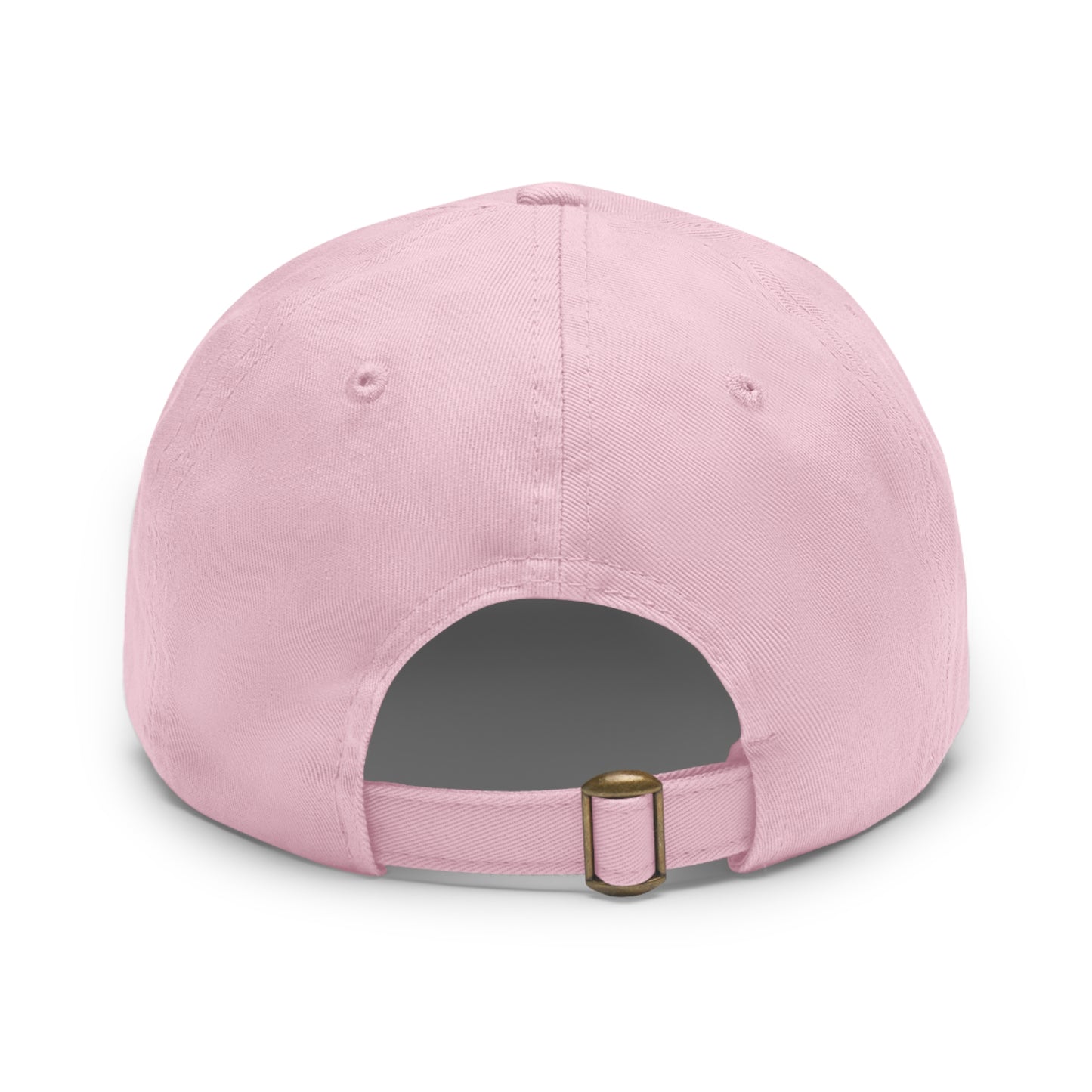 JackAce (text) - Dad Hat with Leather Patch (Rectangle)