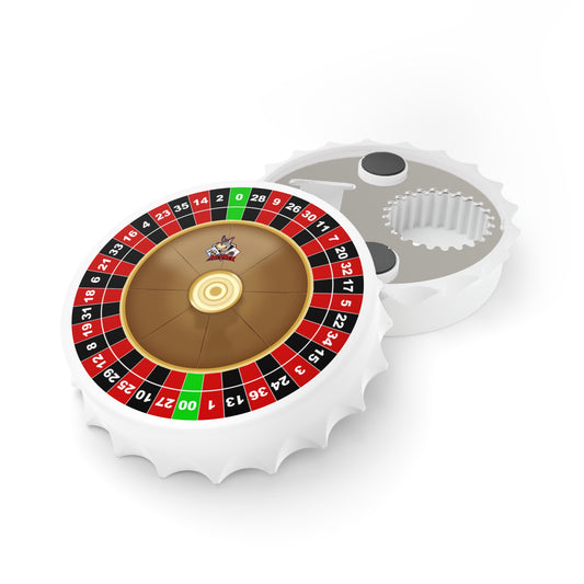 Double Zero Roulette Wheel Bottle Opener