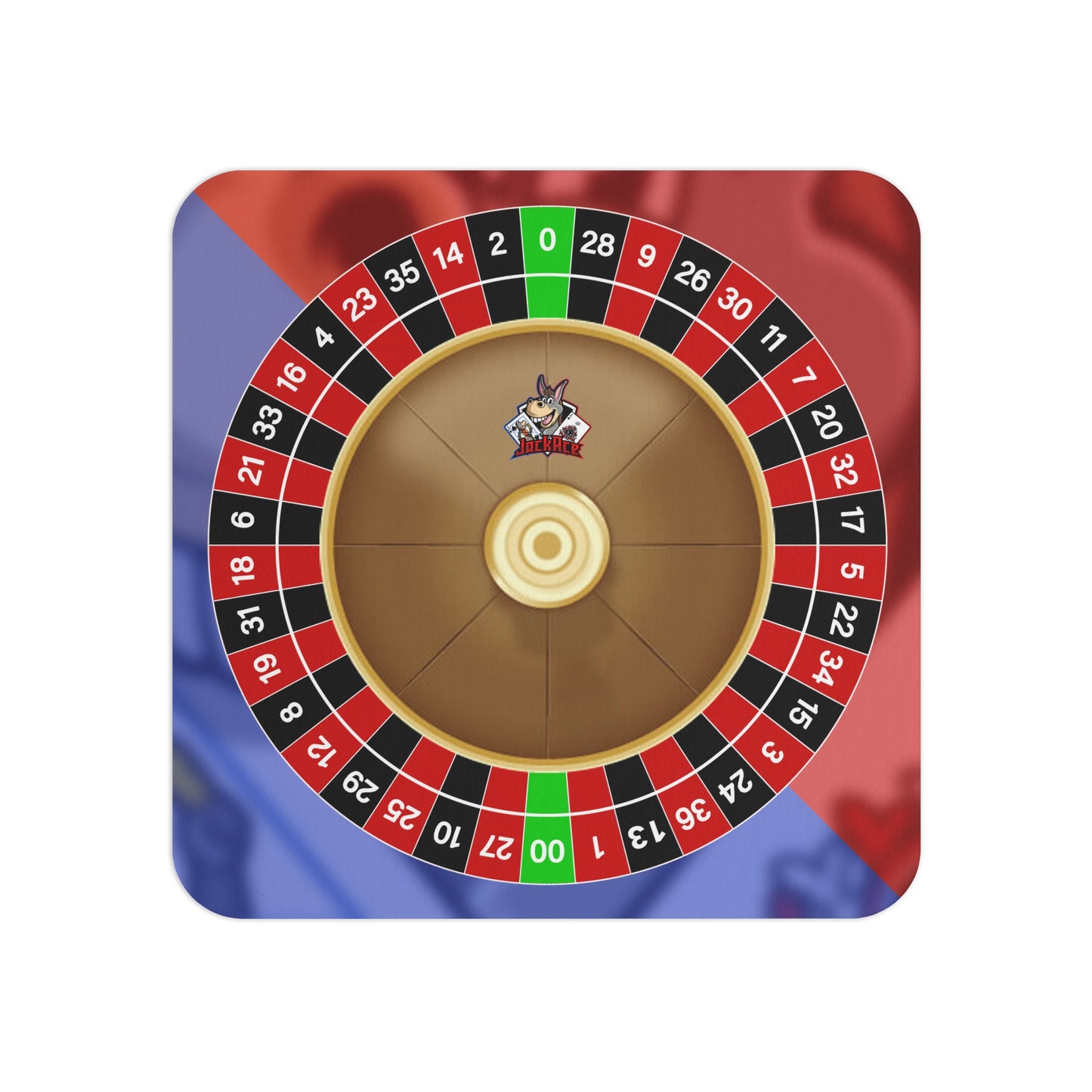 Roulette Wheel (Double Zero) - Coasters (50, 100 pcs)