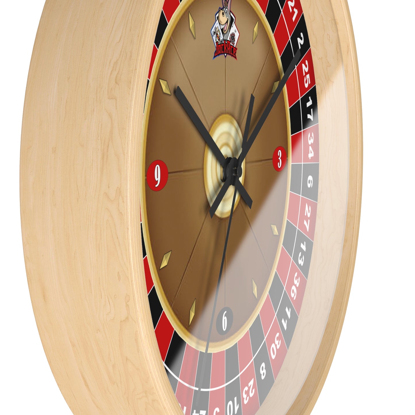 Roulette Wheel (Single Zero) - Wall Clock