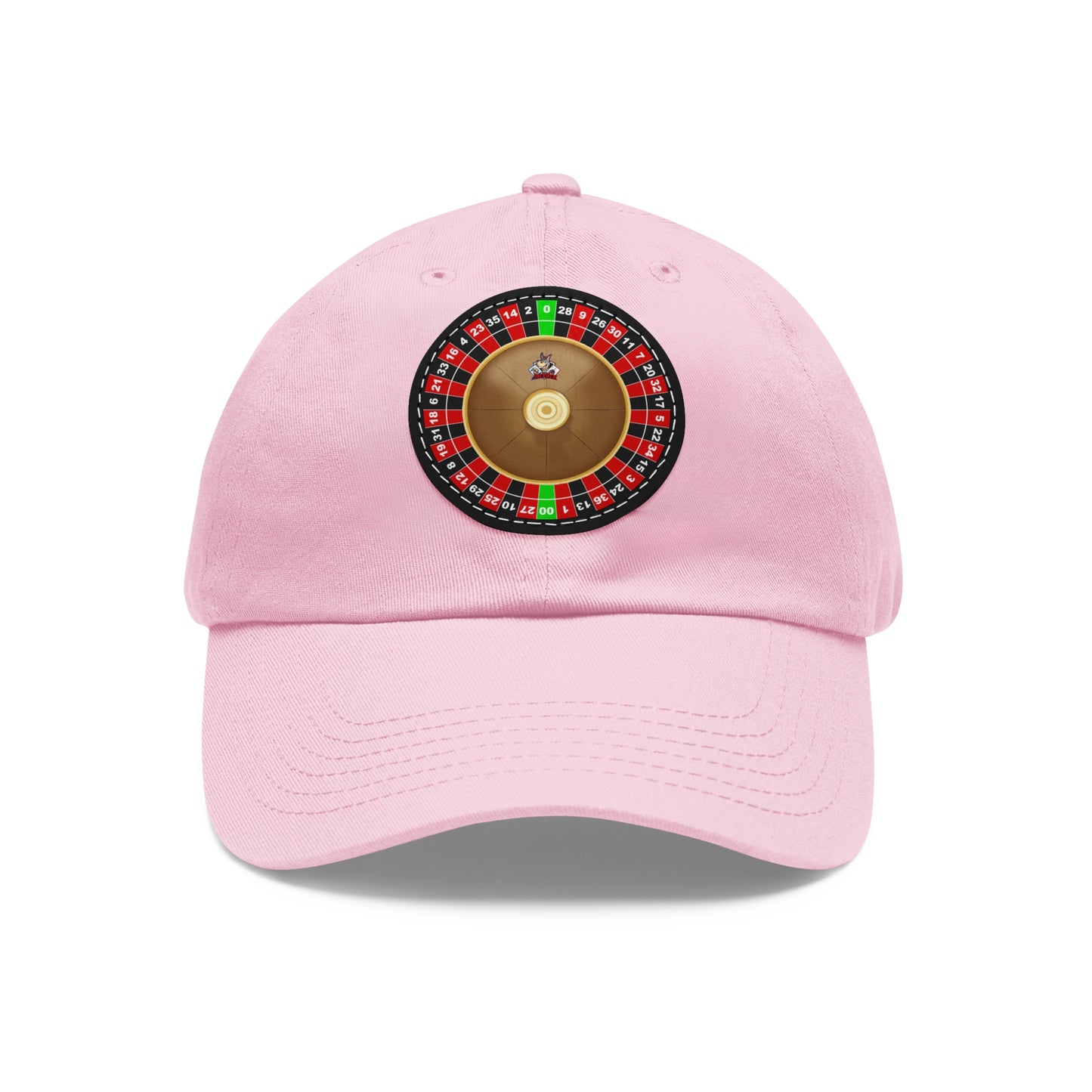 Roulette Wheel (Double Zero) - Dad Hat with Leather Patch (Round)