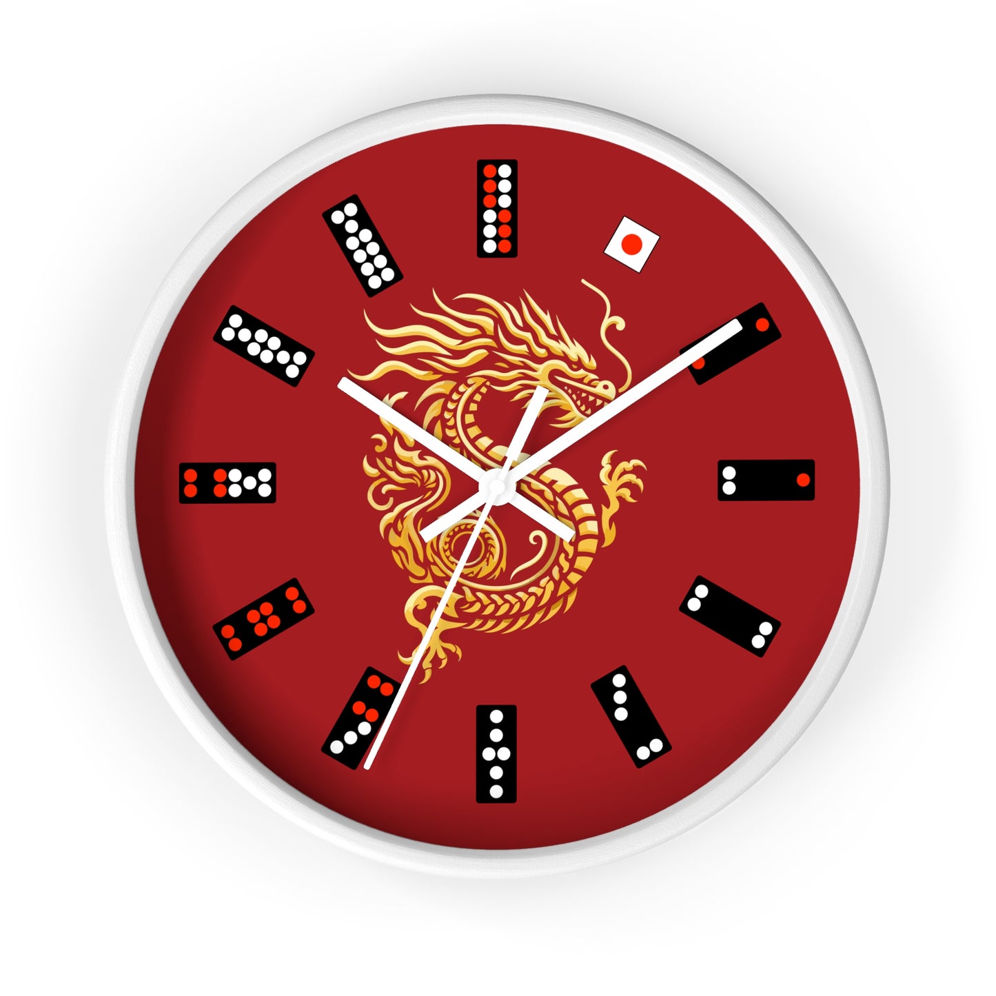 Pai-Gow Tiles - Wall Clock