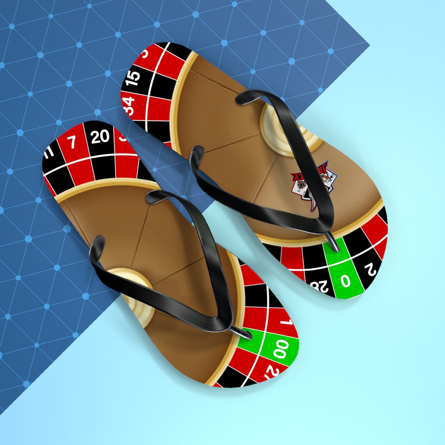 Roulette Wheel (Double Zero) - Flip Flops