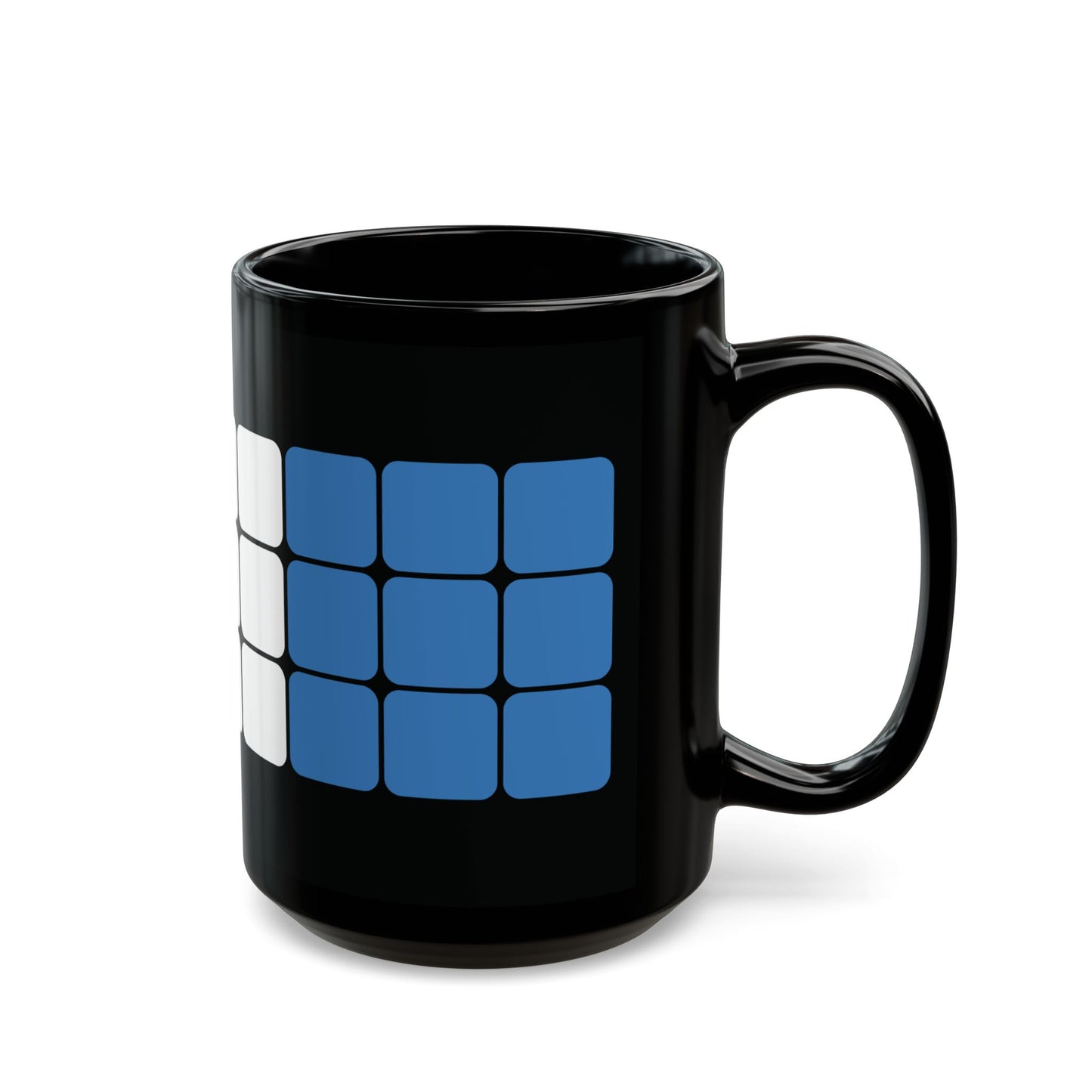 Rubik's Cube Black Mug (11oz, 15oz)