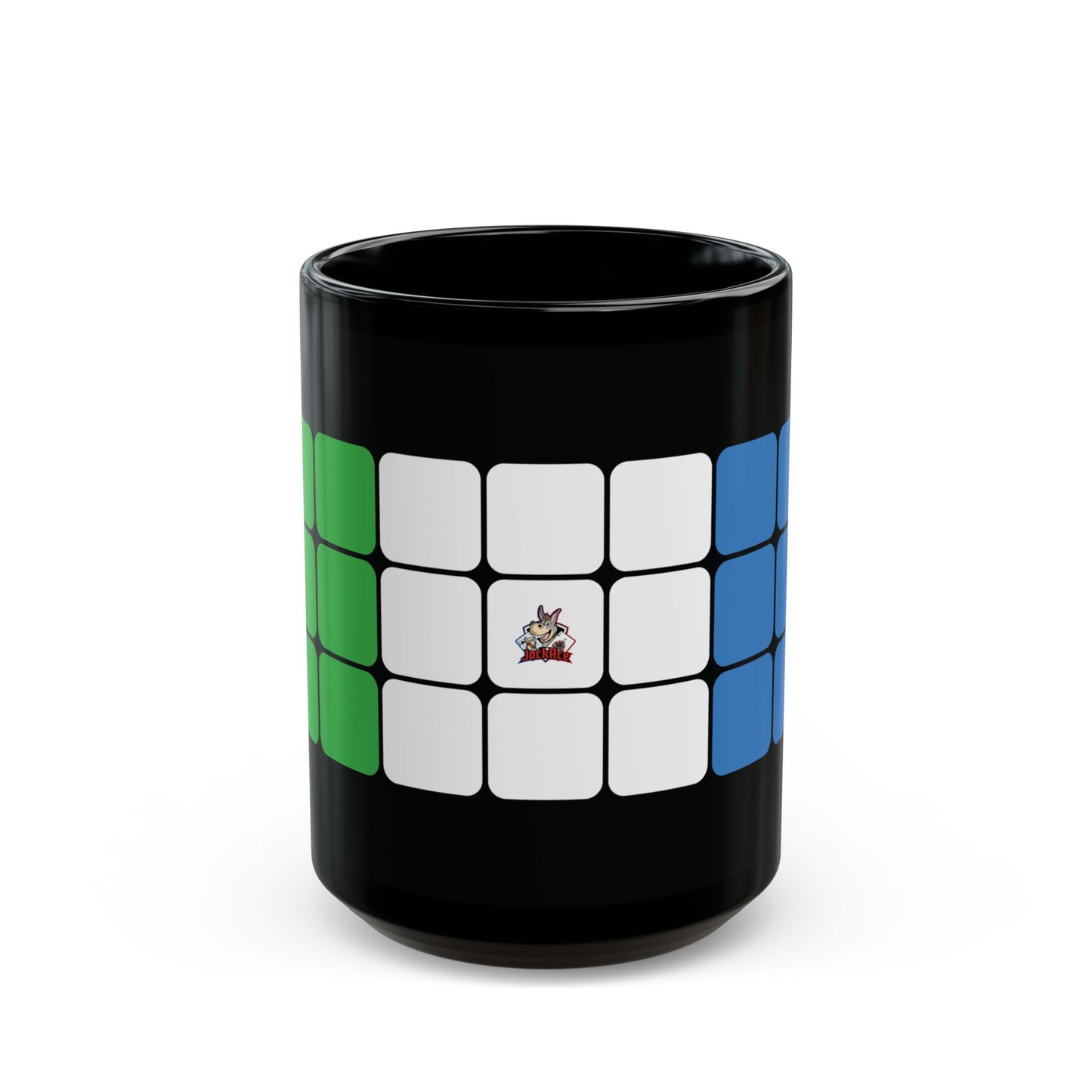 Rubik's Cube Black Mug (11oz, 15oz)