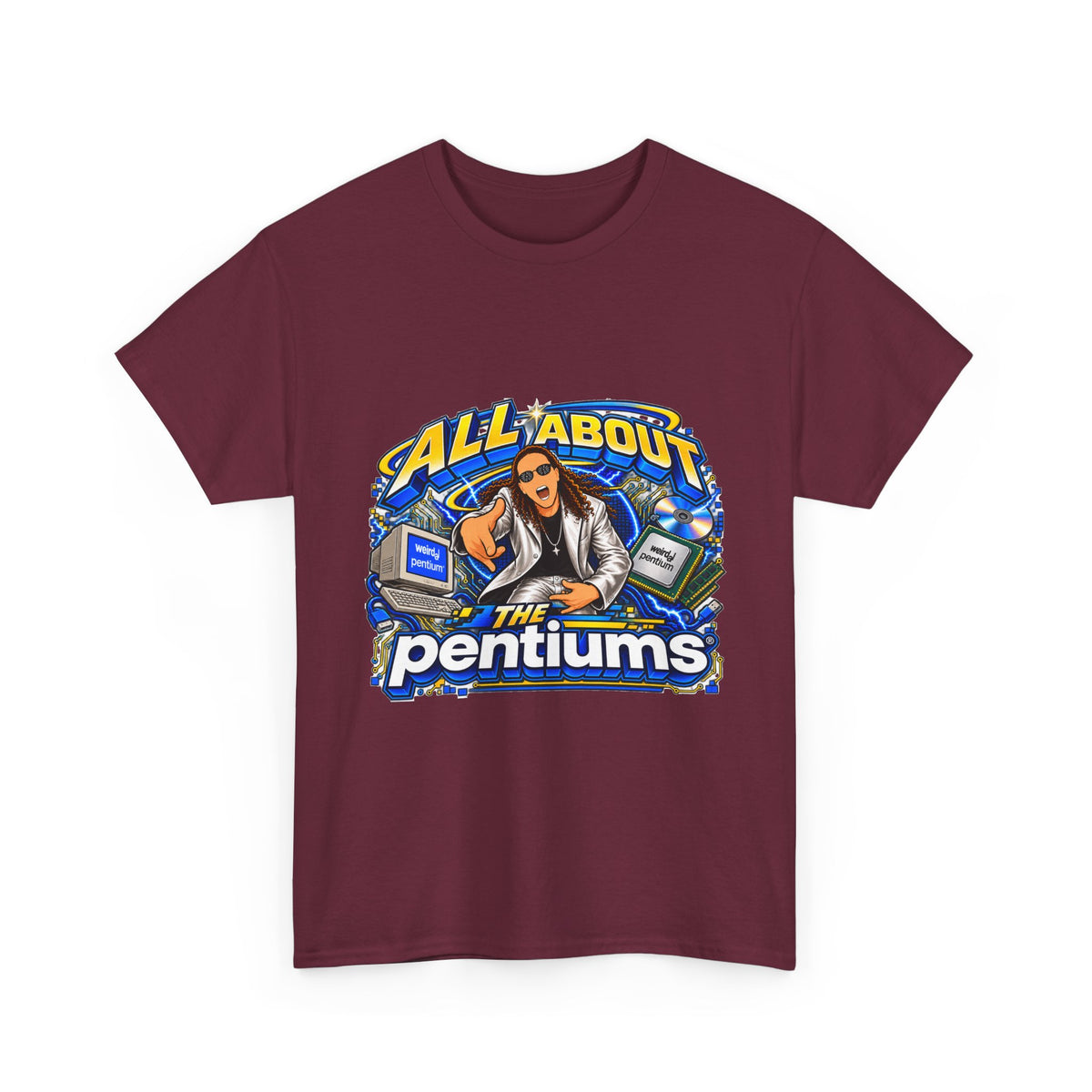 Weird Al Yankovic - All About the Pentiums | Unisex Heavy Cotton Tee