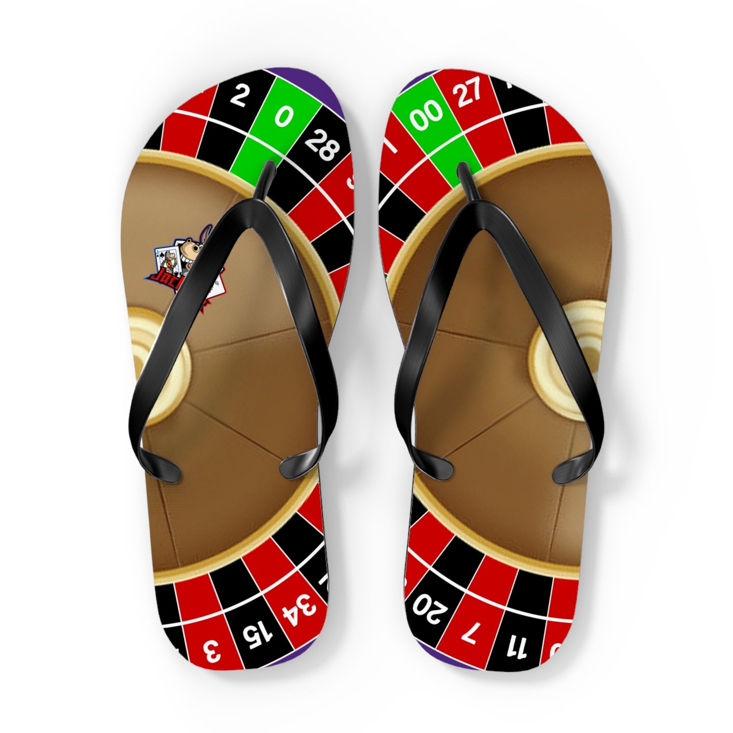 Roulette Wheel (Double Zero) - Flip Flops