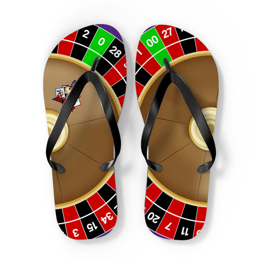 Roulette Wheel (Double Zero) - Flip Flops