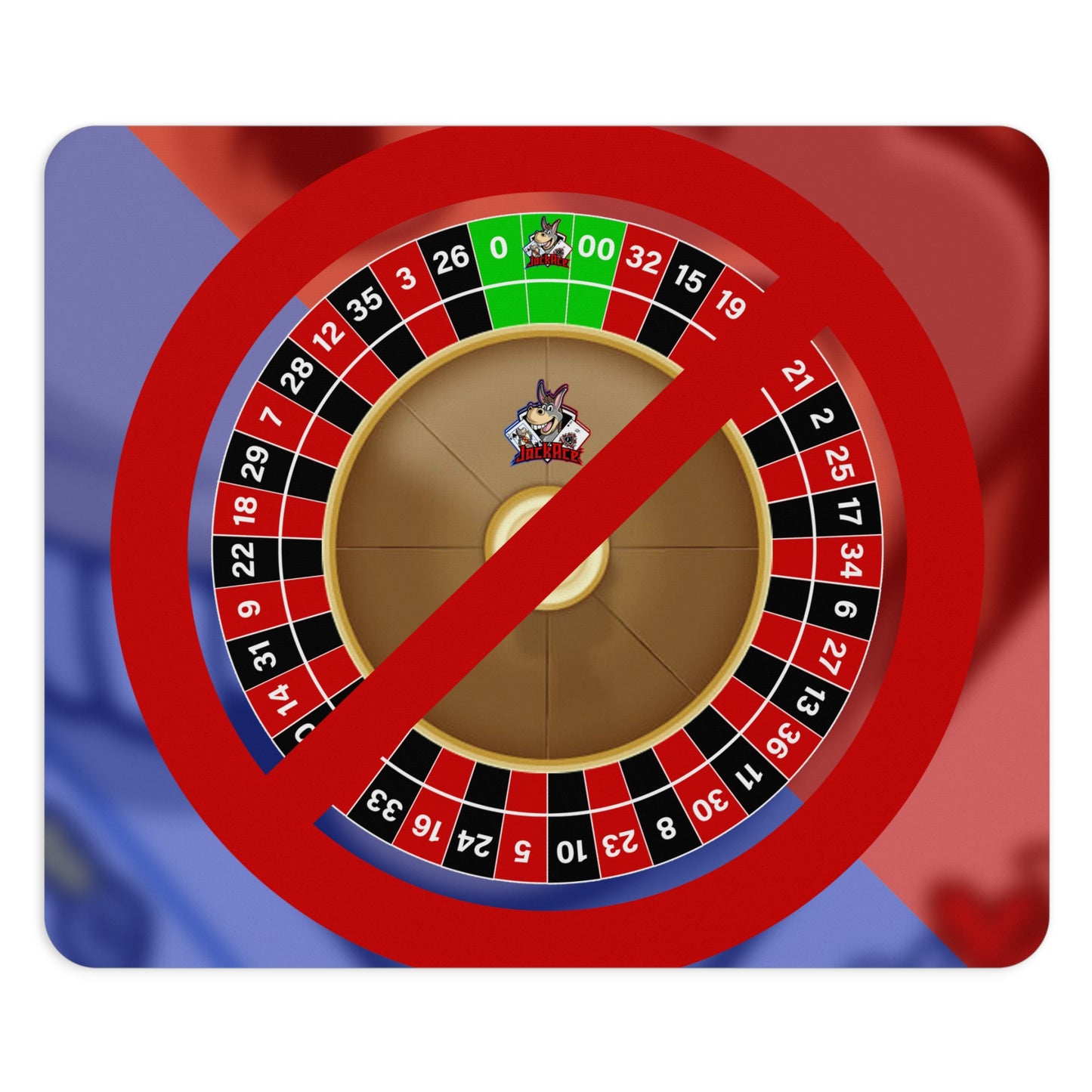 NEVER PLAY 000 ROULETTE! - Mouse Pad