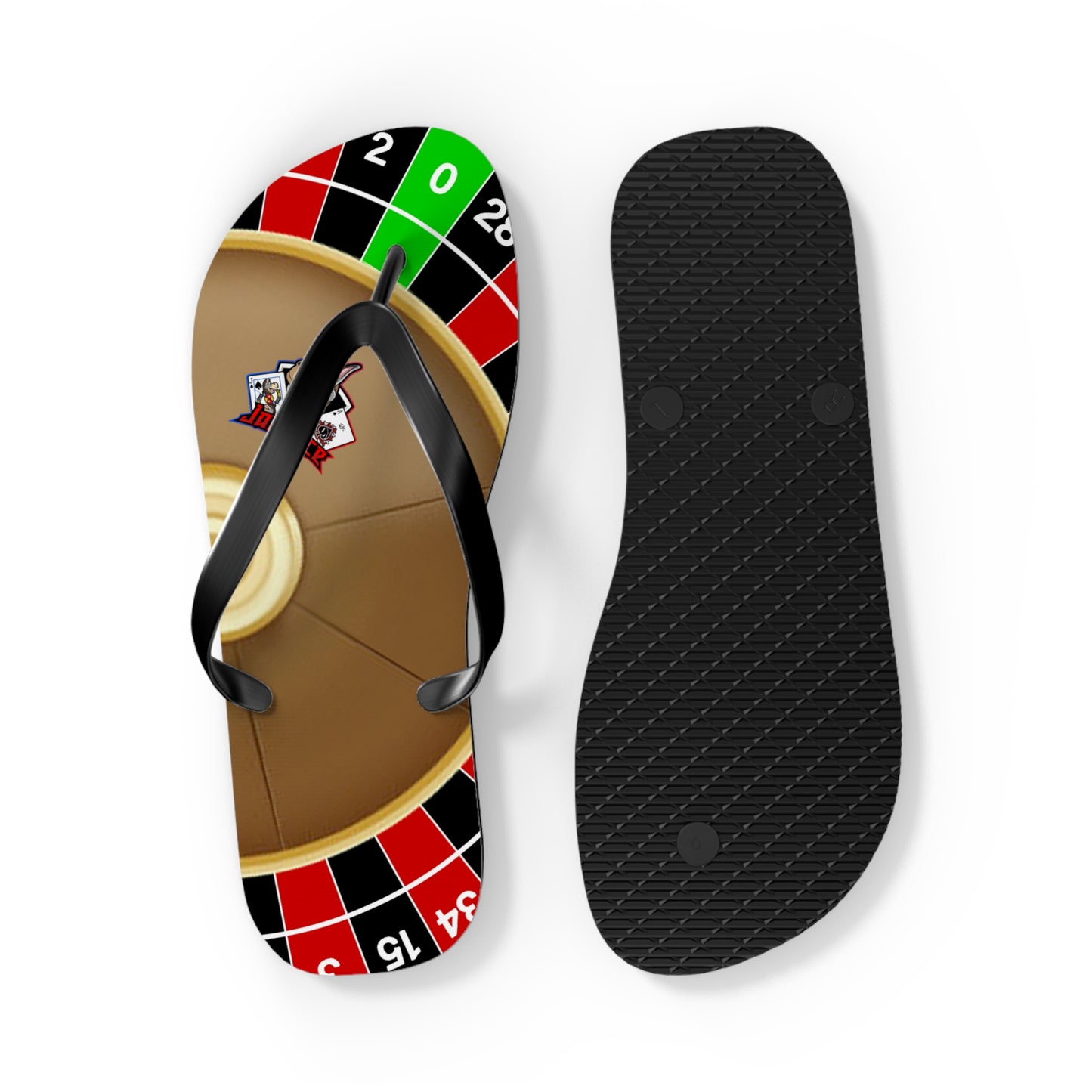 Roulette Wheel (Double Zero) - Flip Flops