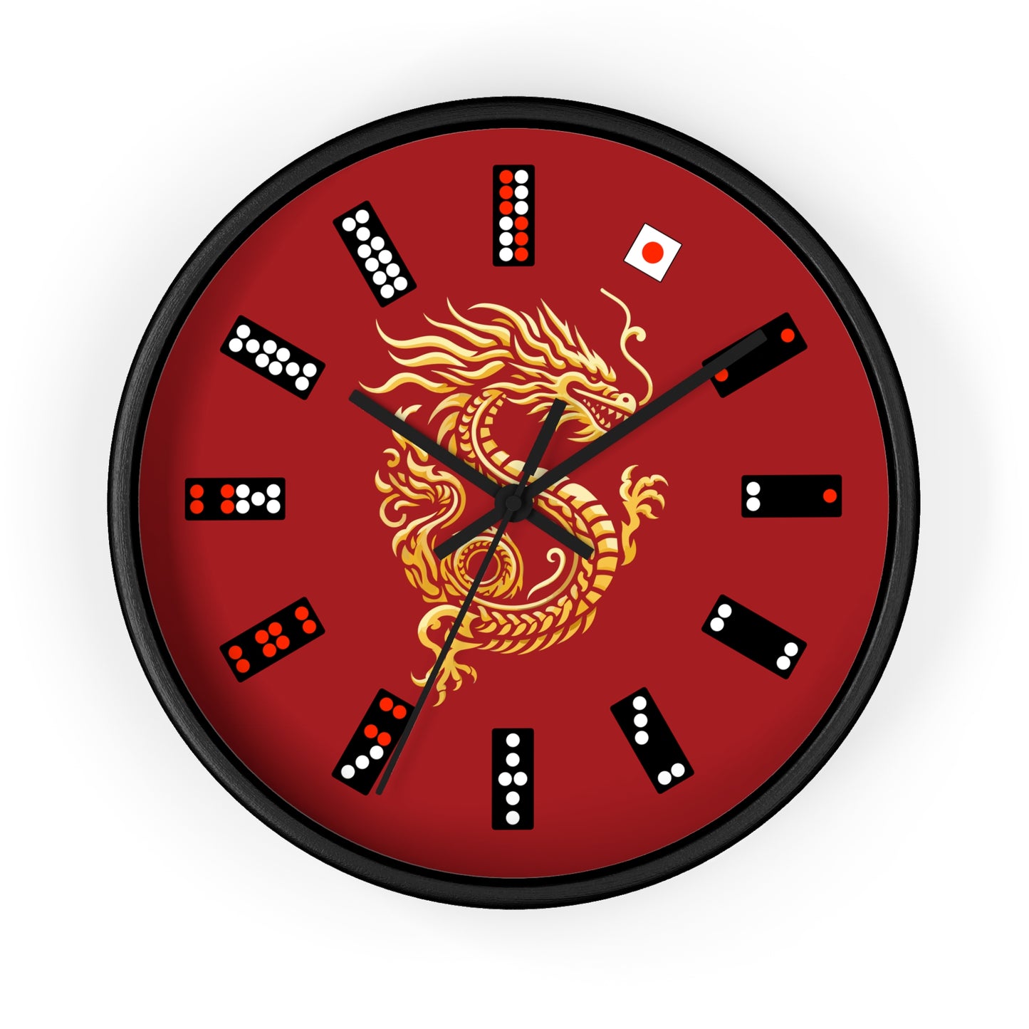 Pai-Gow Tiles - Wall Clock