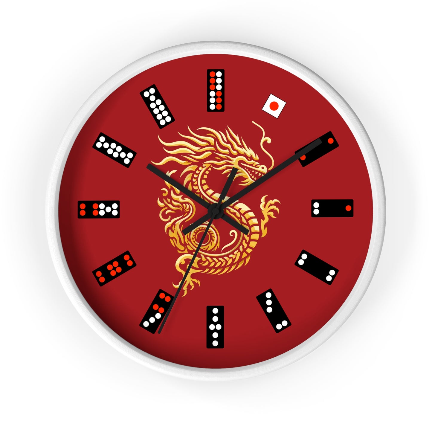 Pai-Gow Tiles - Wall Clock