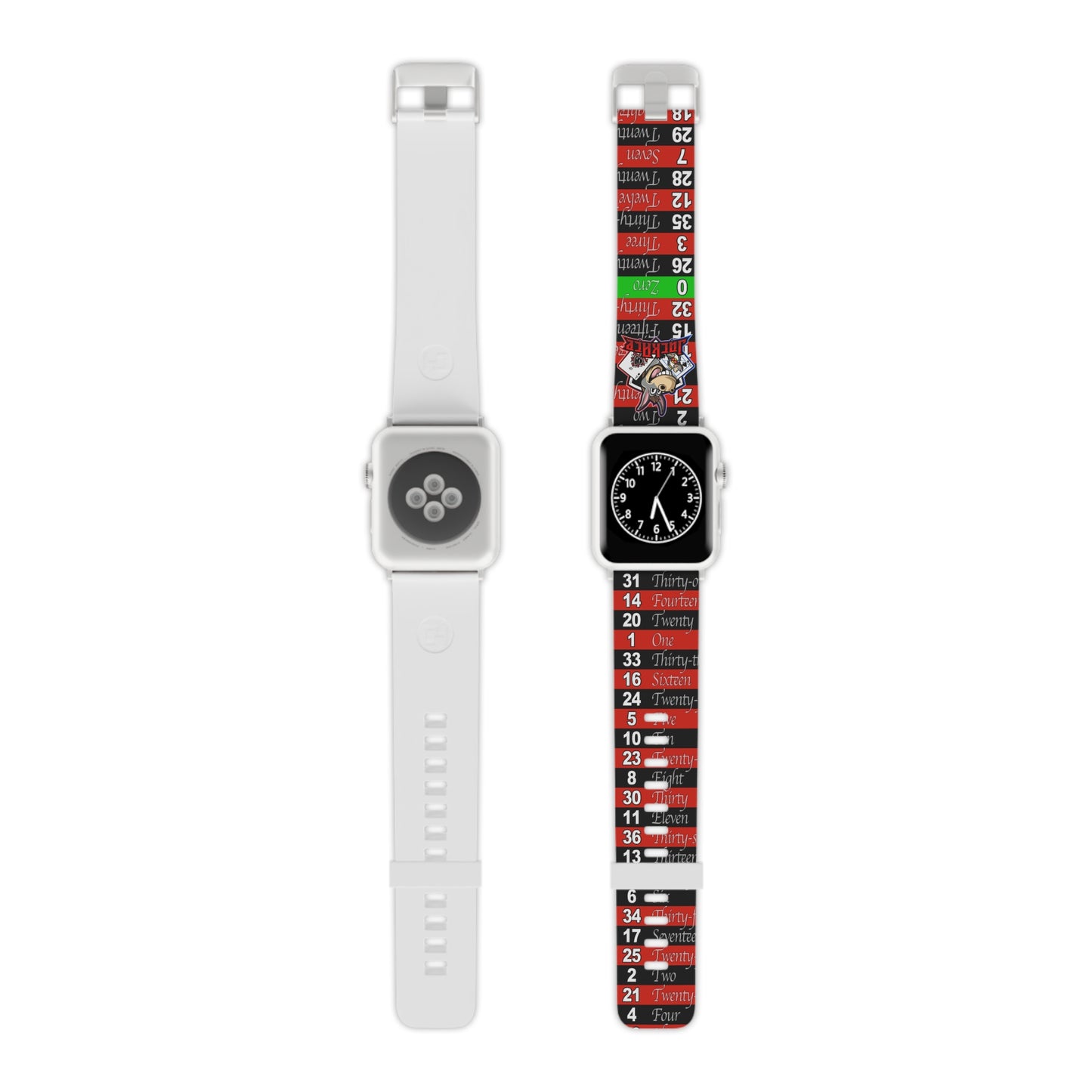 Roulette Wheel Wrap (Single Zero) - Watch Band for Apple Watch