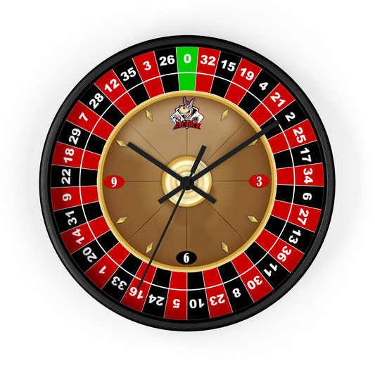 Roulette Wheel (Single Zero) - Wall Clock