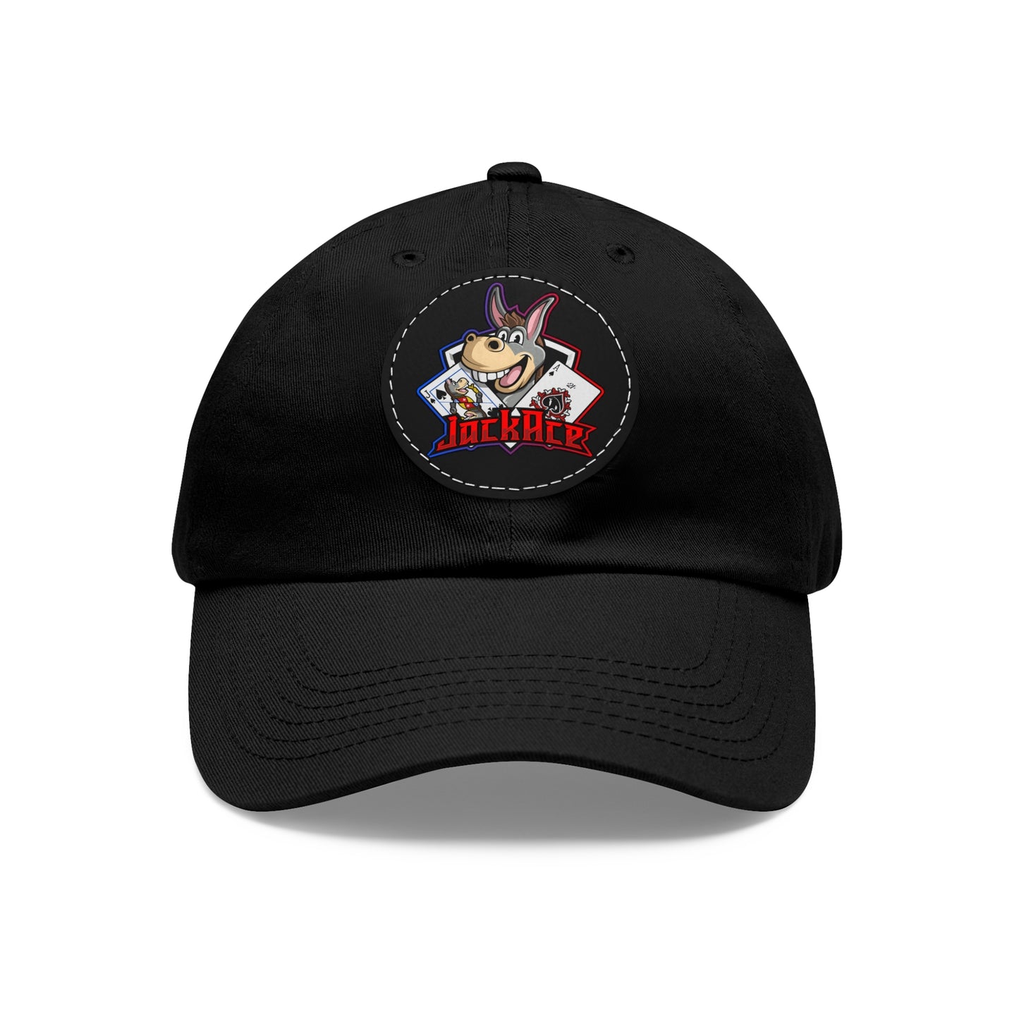 JackAce - Hat with Leather Patch (Round)