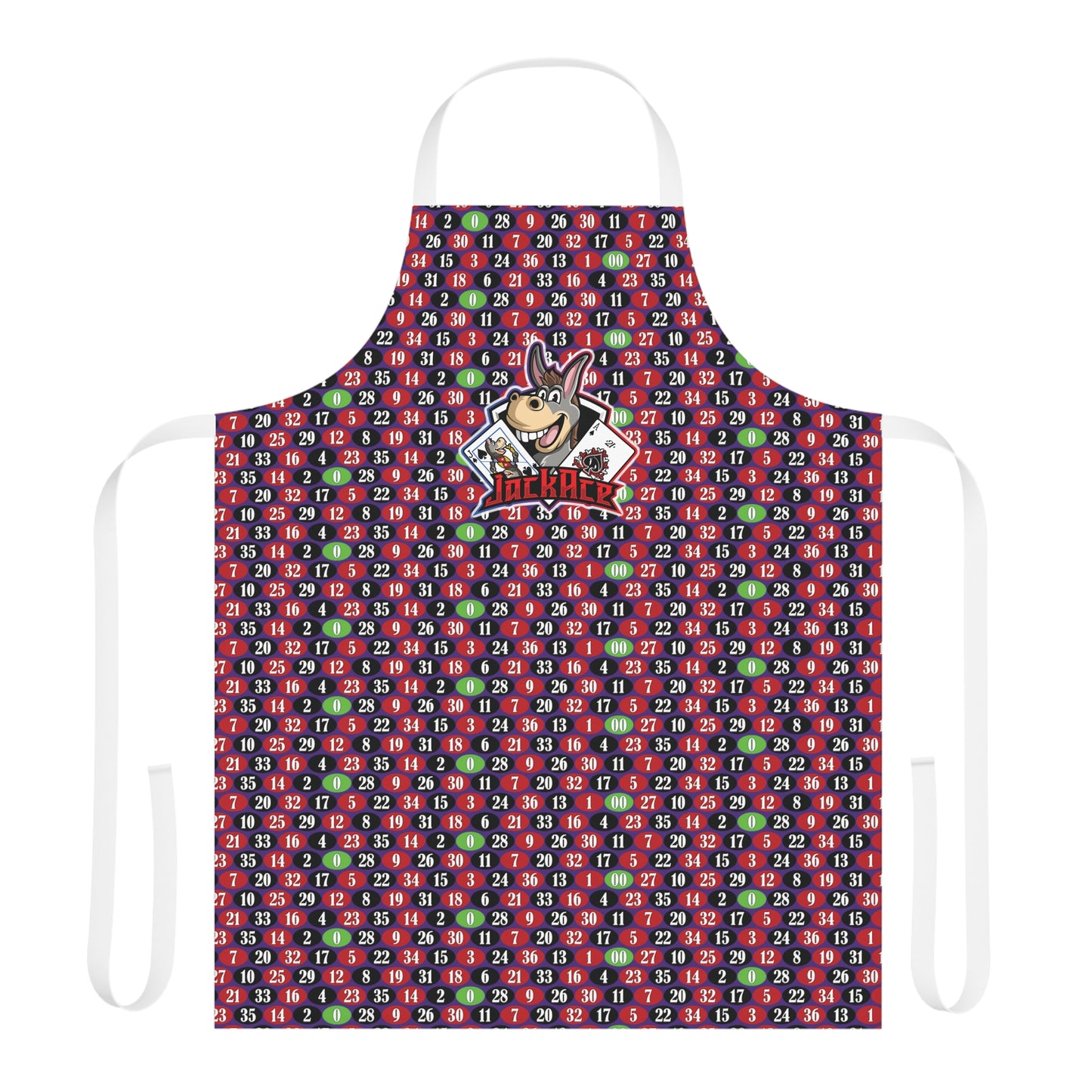 Roulette Spots - Apron, 5-Color Straps (AOP)