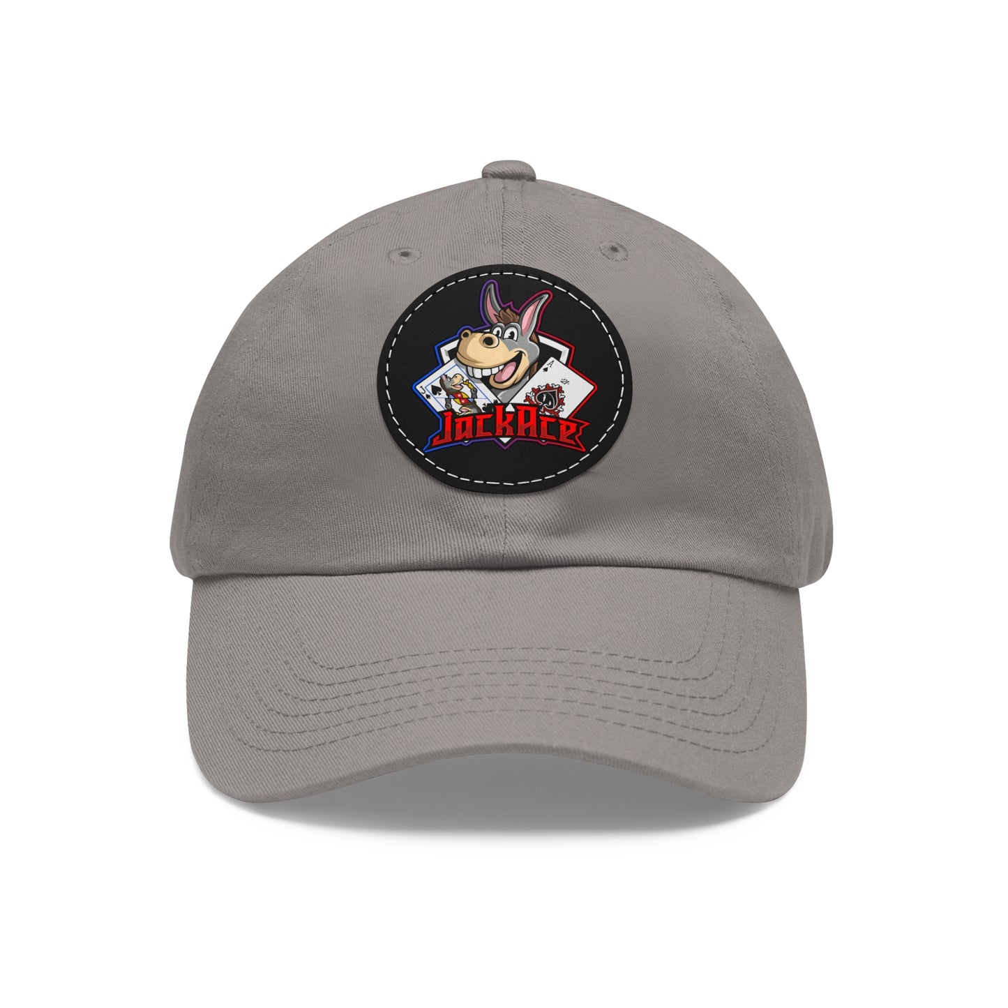 JackAce - Hat with Leather Patch (Round)