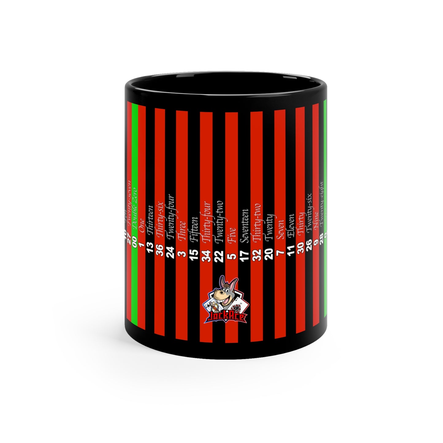 Roulette Wheel (Double Zero) - 11oz Black Mug