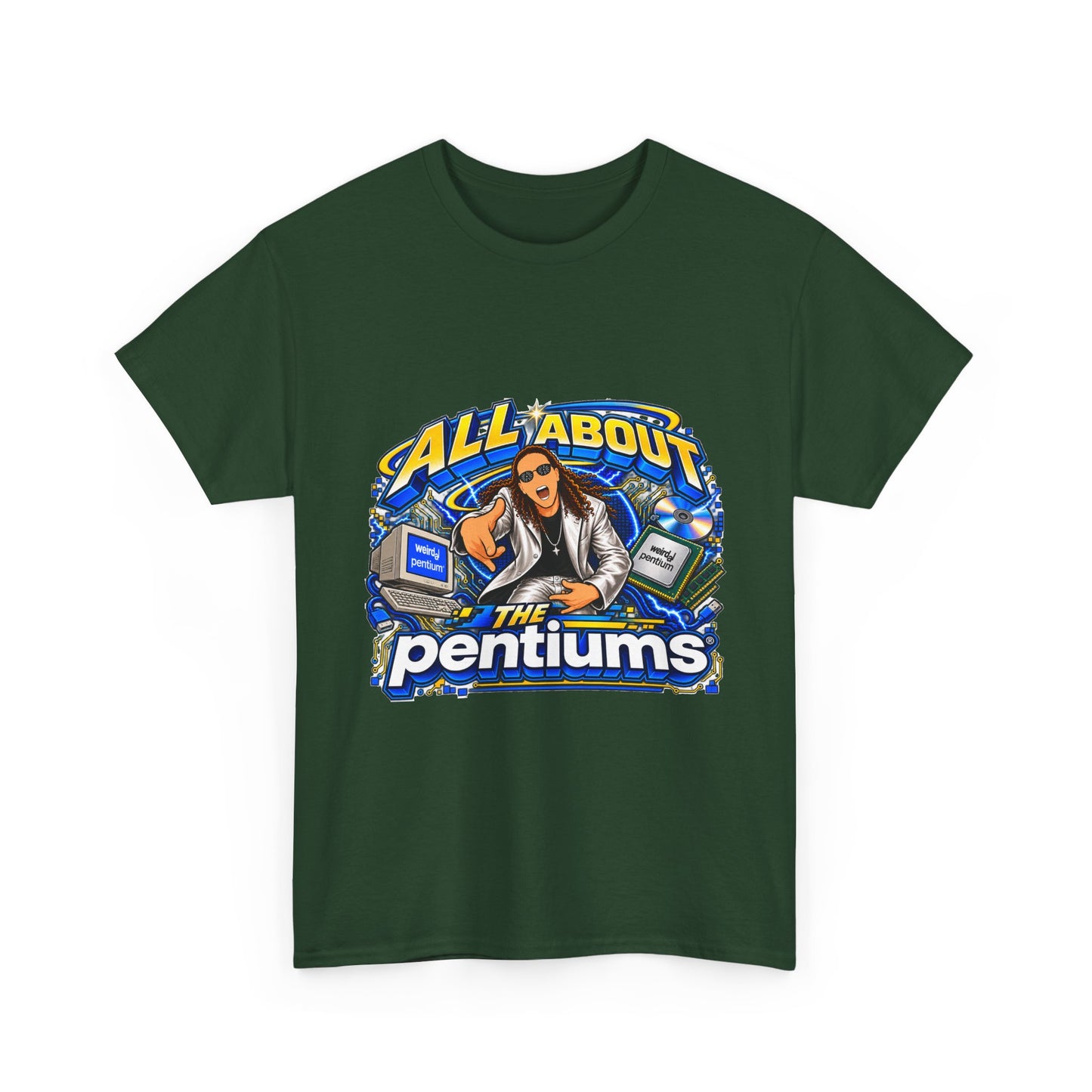 Weird Al Yankovic - All About the Pentiums | Unisex Heavy Cotton Tee