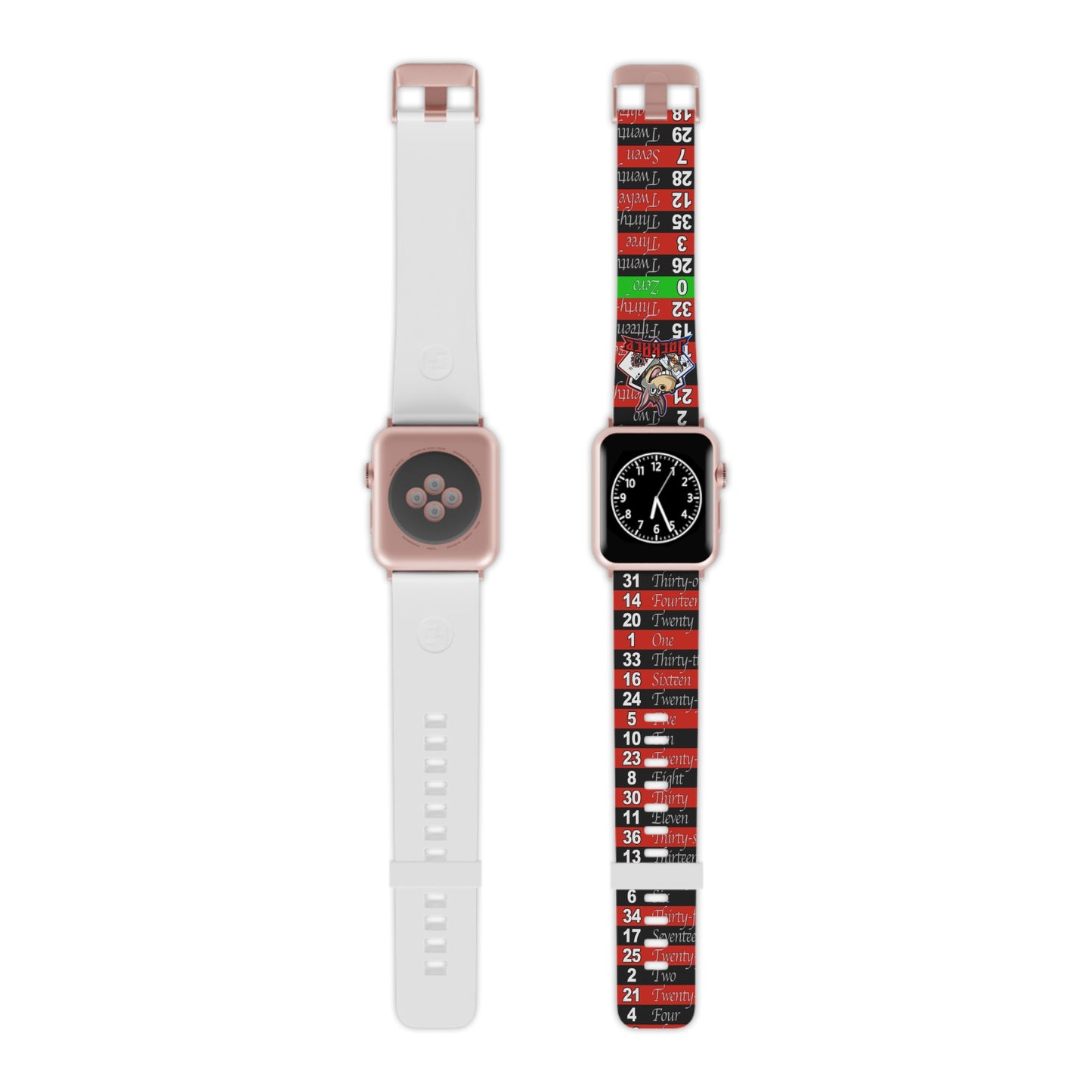 Roulette Wheel Wrap (Single Zero) - Watch Band for Apple Watch