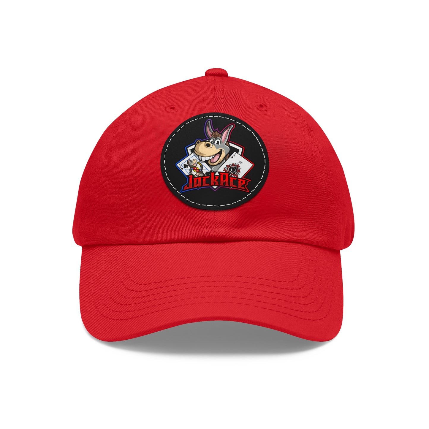 JackAce - Hat with Leather Patch (Round)