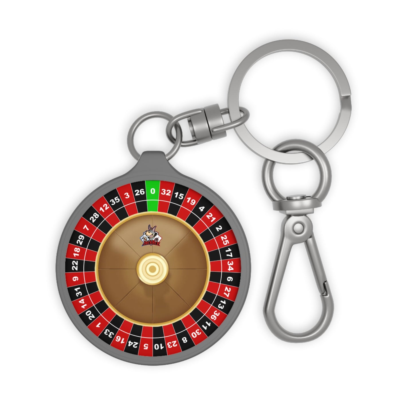 Roulette Wheel (Single Zero) - Keyring Tag