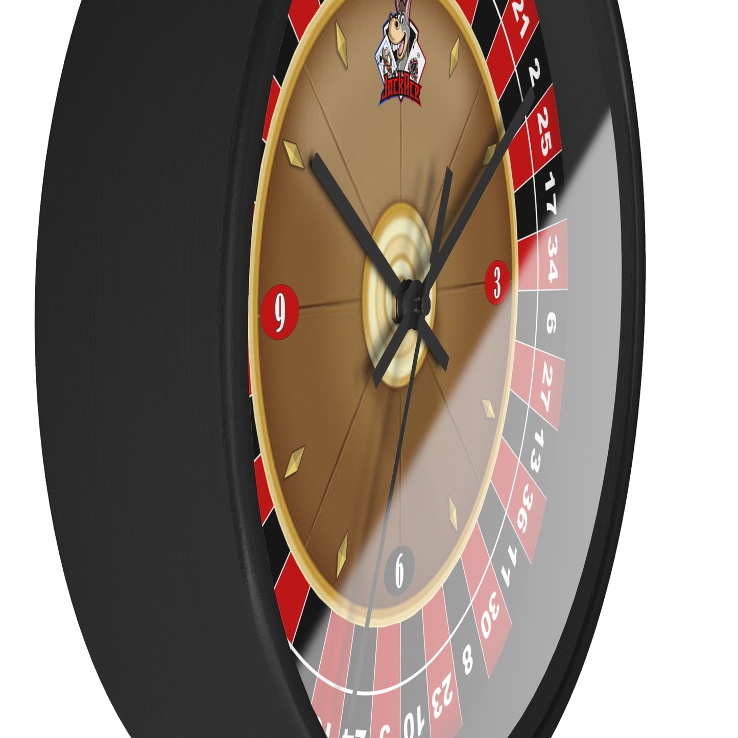 Roulette Wheel (Single Zero) - Wall Clock