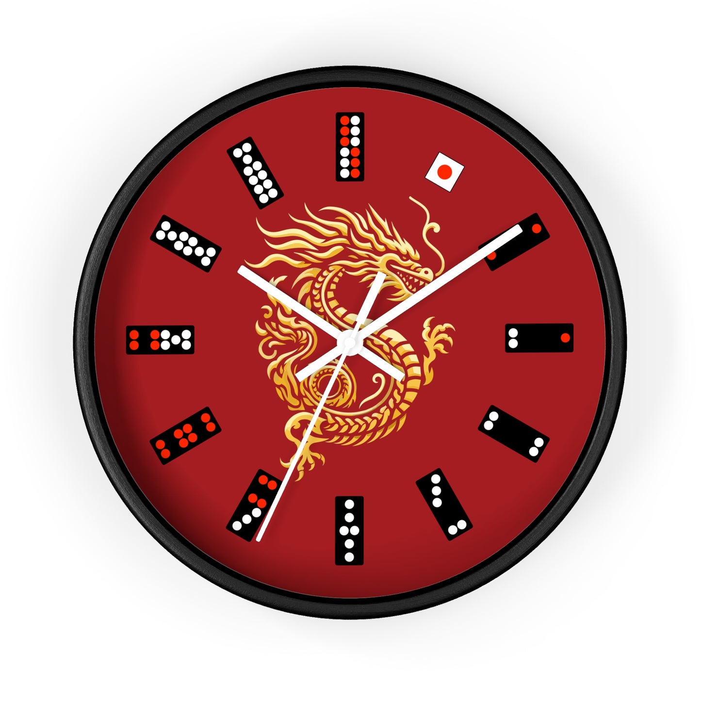 Pai-Gow Tiles - Wall Clock