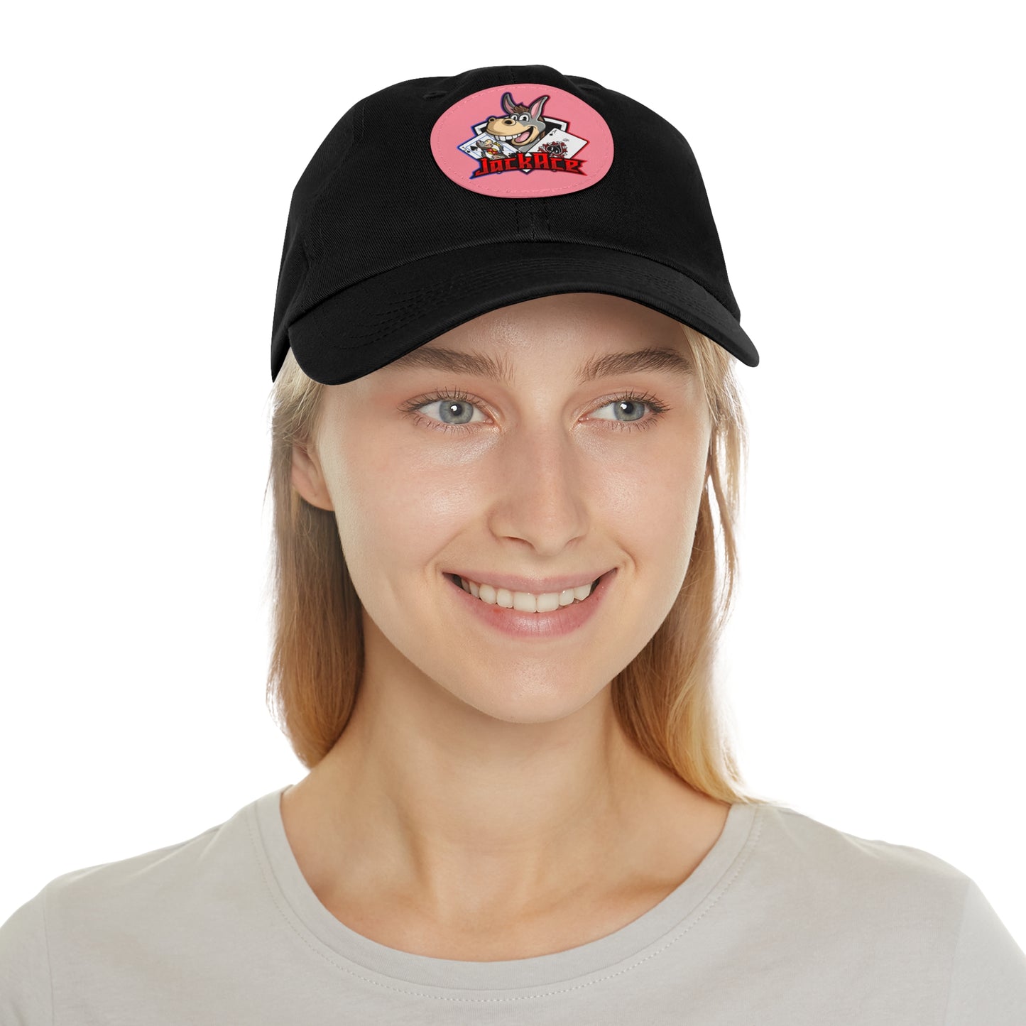 JackAce - Hat with Leather Patch (Round)