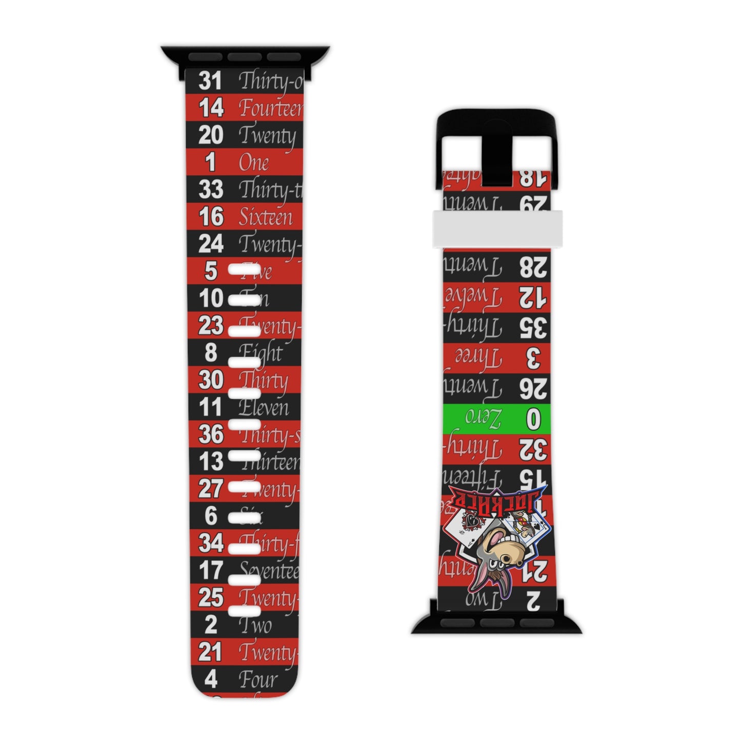 Roulette Wheel Wrap (Single Zero) - Watch Band for Apple Watch