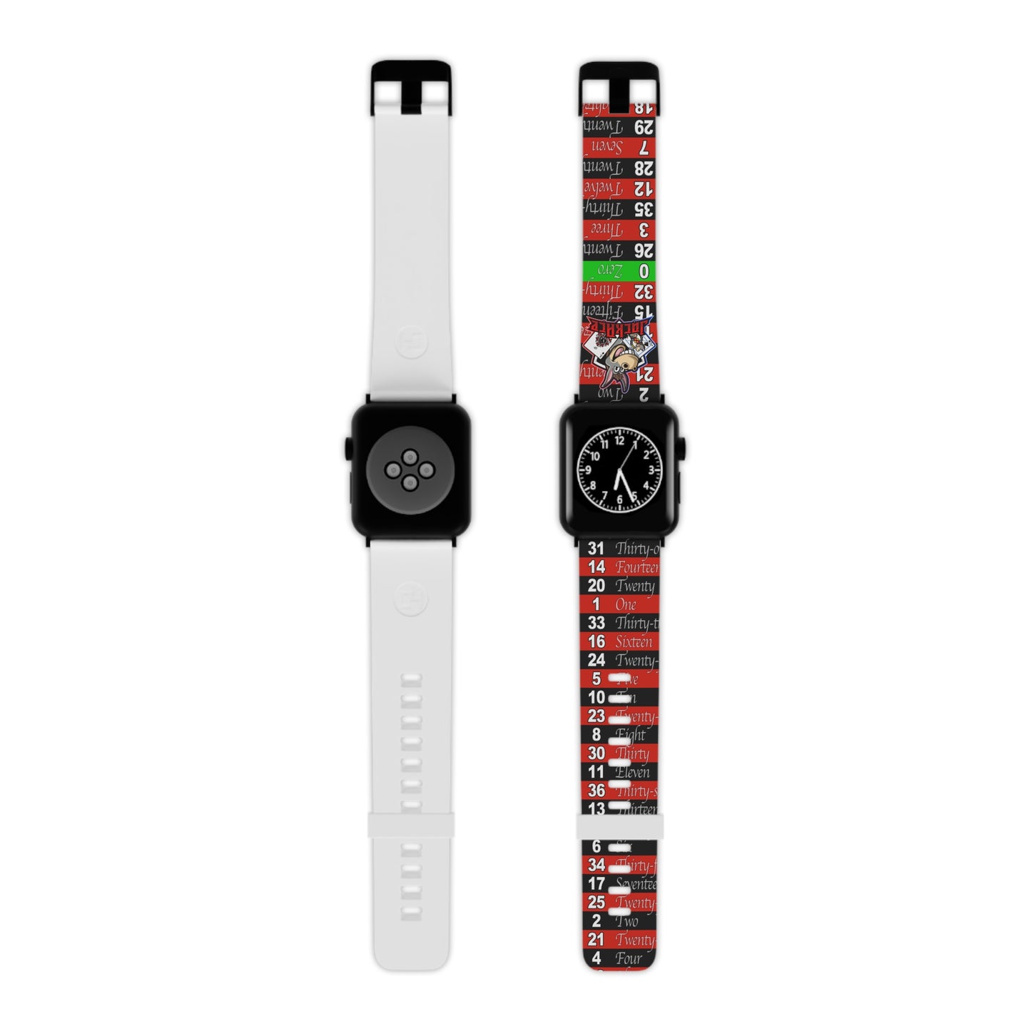 Roulette Wheel Wrap (Single Zero) - Watch Band for Apple Watch