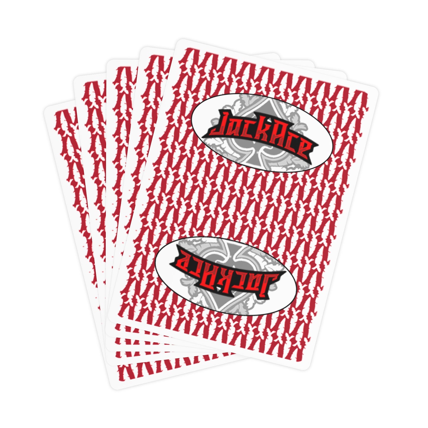 JackAce Brand Poker Cards (red)