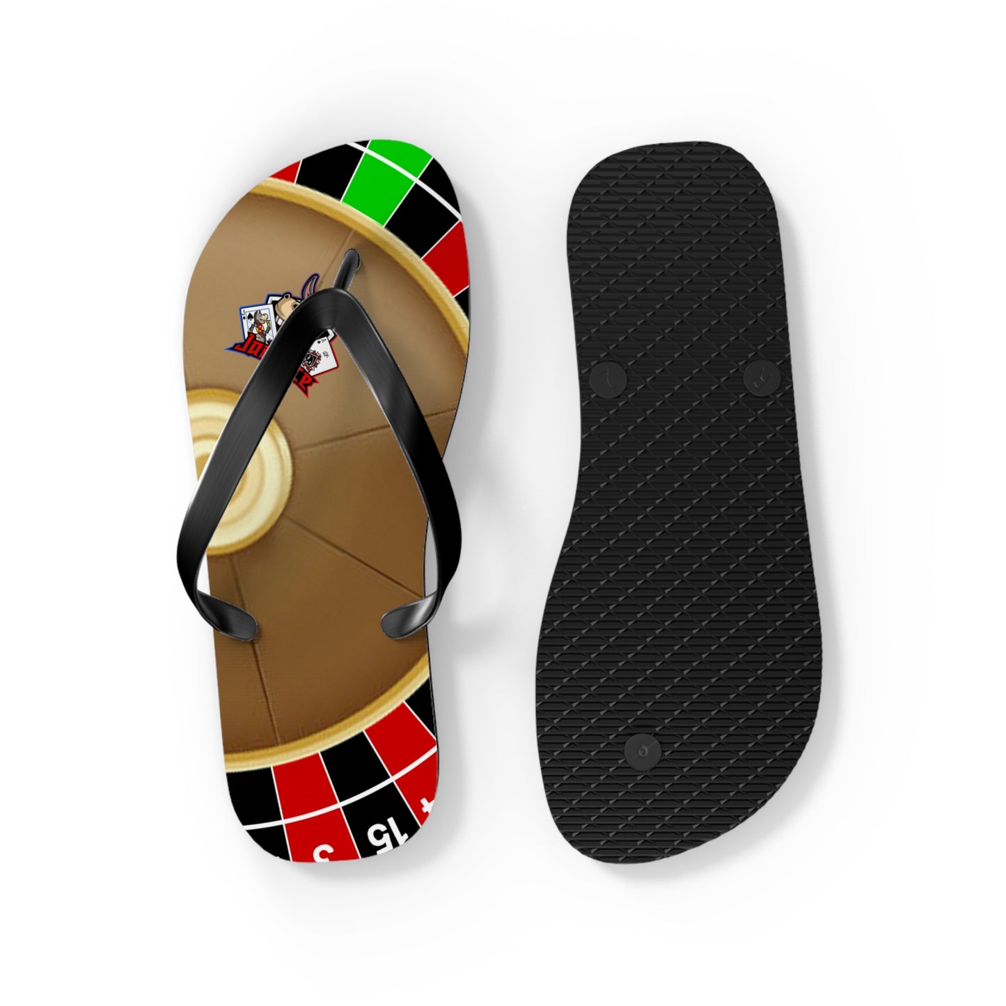 Roulette Wheel (Double Zero) - Flip Flops